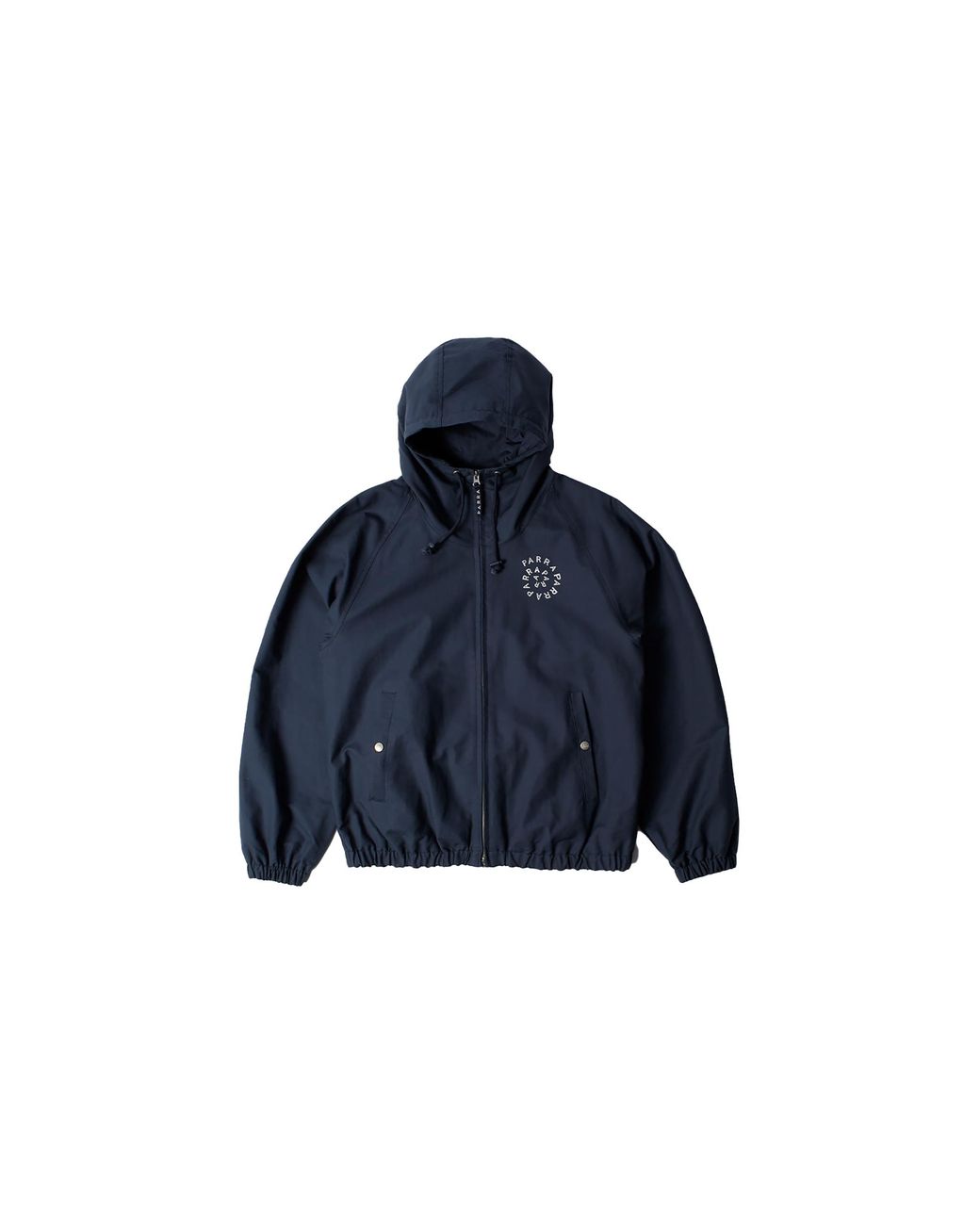 by Parra Blue Circular Rain Logo Cotton Shell Jacket 56175" for men