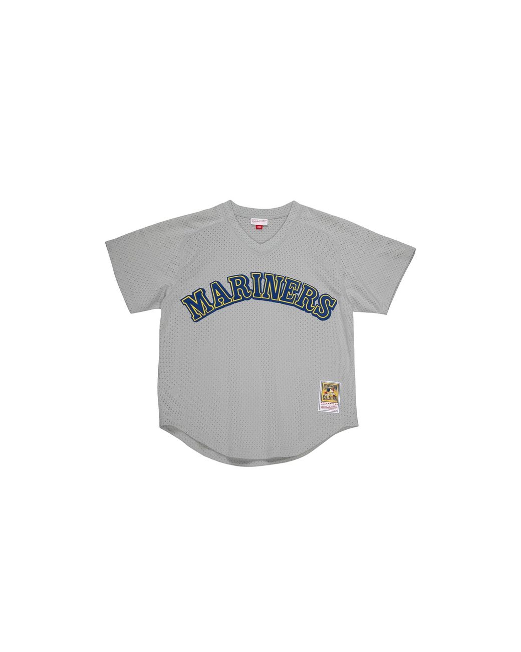 Mitchell & Ness Black Authentic Bp Jersey "Mlb Mariners 1989 Ken Griffey Jr" Abpj3037 Sma89Kgjgrey" for men