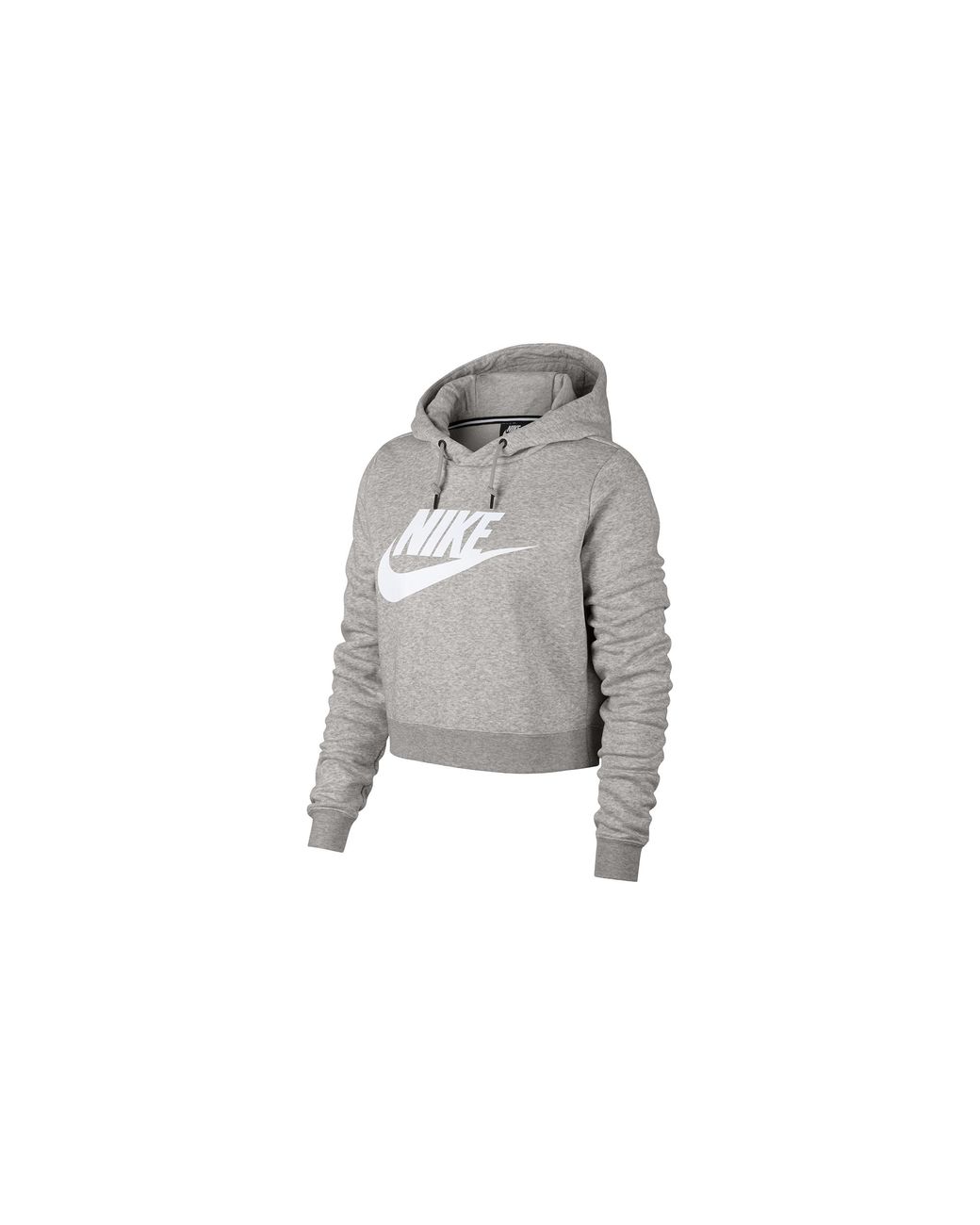 Nike Black Sportswear Rally Cropped Hoodie Aq9965 050"