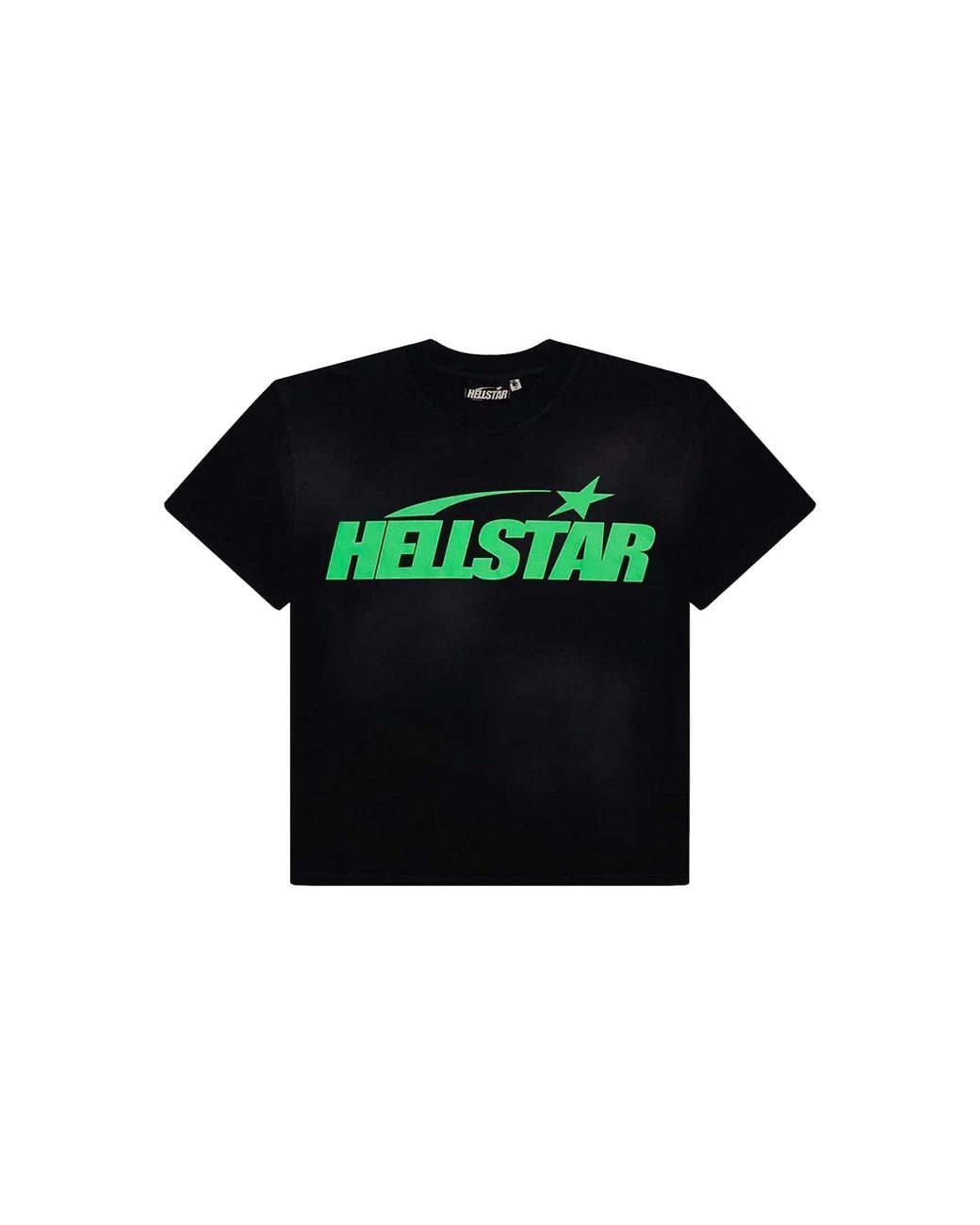 HELLSTAR Black Classic Logo Gel T-Shirt Hsr440" for men
