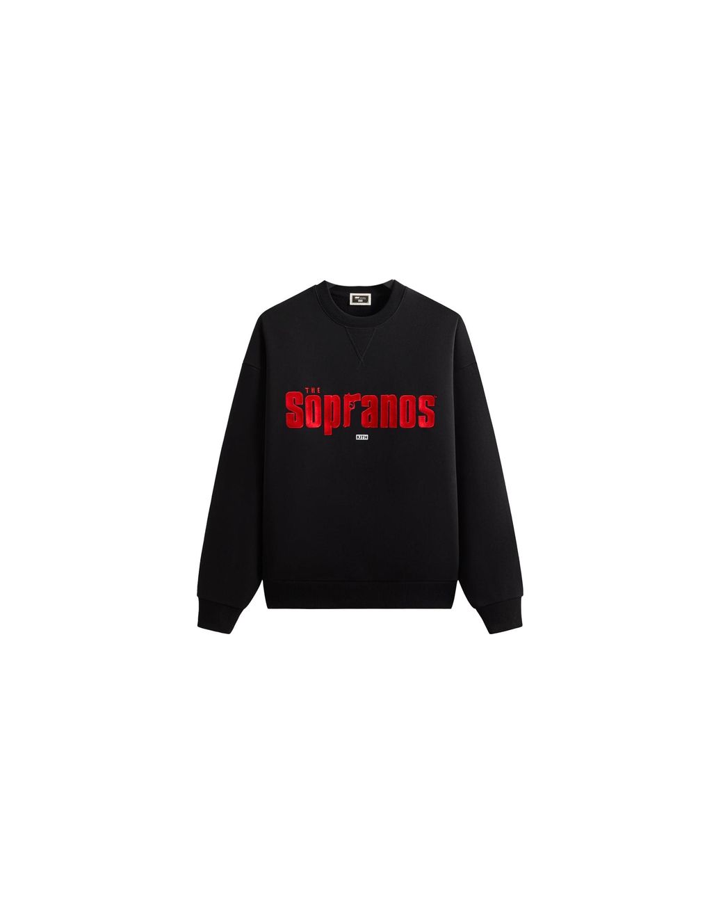 Kith Black The Sopranos Main Logo Nelson Crewneck Khm034655 001" for men