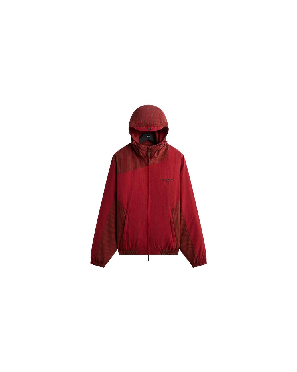 Kith Red New Balance Poplin Mix Madison V Jacket "Biking" Khm011302 7005" for men