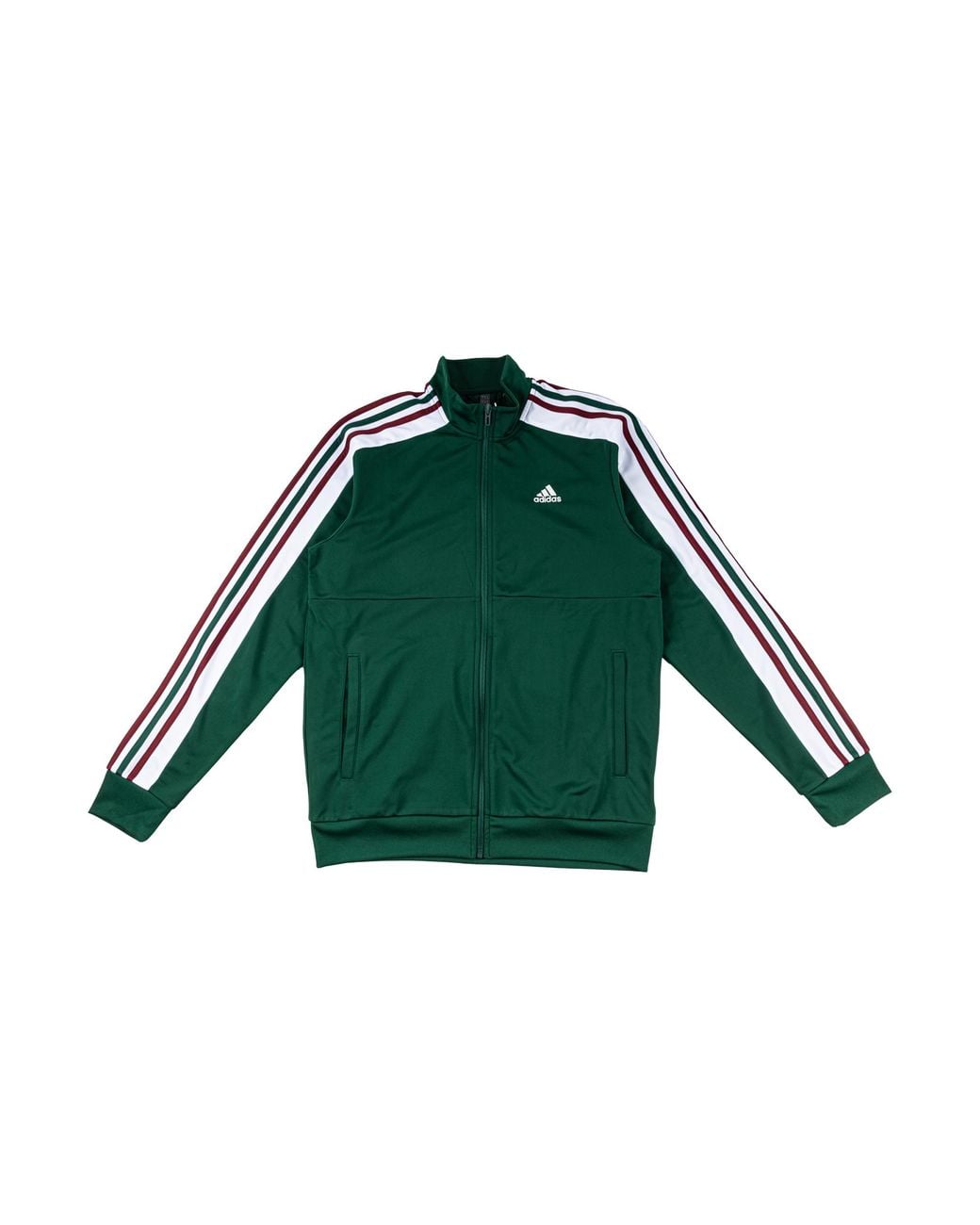 Adidas Black Mexico Nations Track Jacket "Dark Burgundy" Je9627" for men