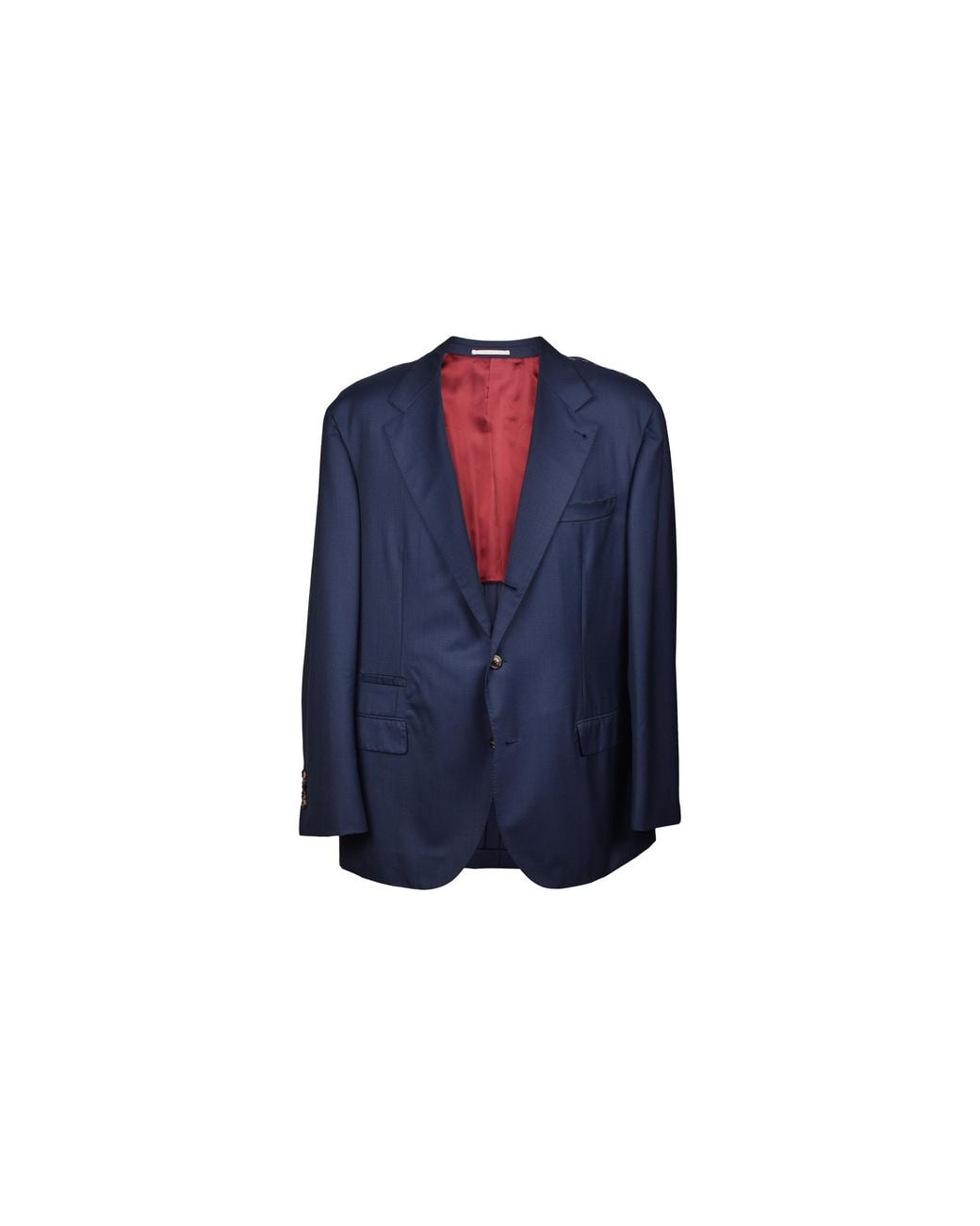 Brunello Cucinelli Blue Virgin Wool Suit "Colored" Brun2274" for men