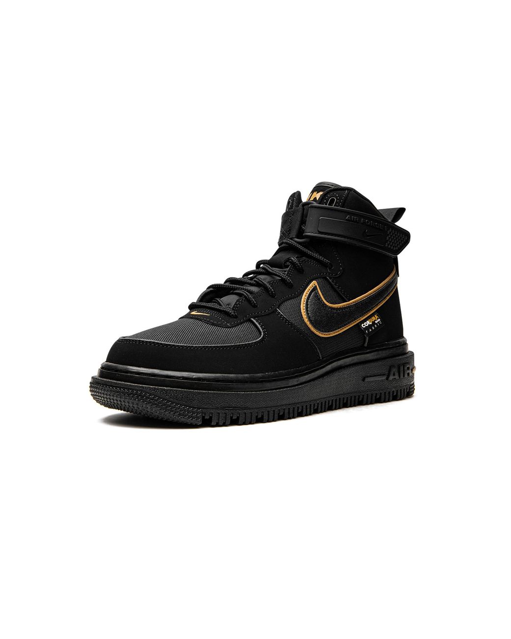 Nike Black Air Force 1 Boot Cordura Do6702 001" for men