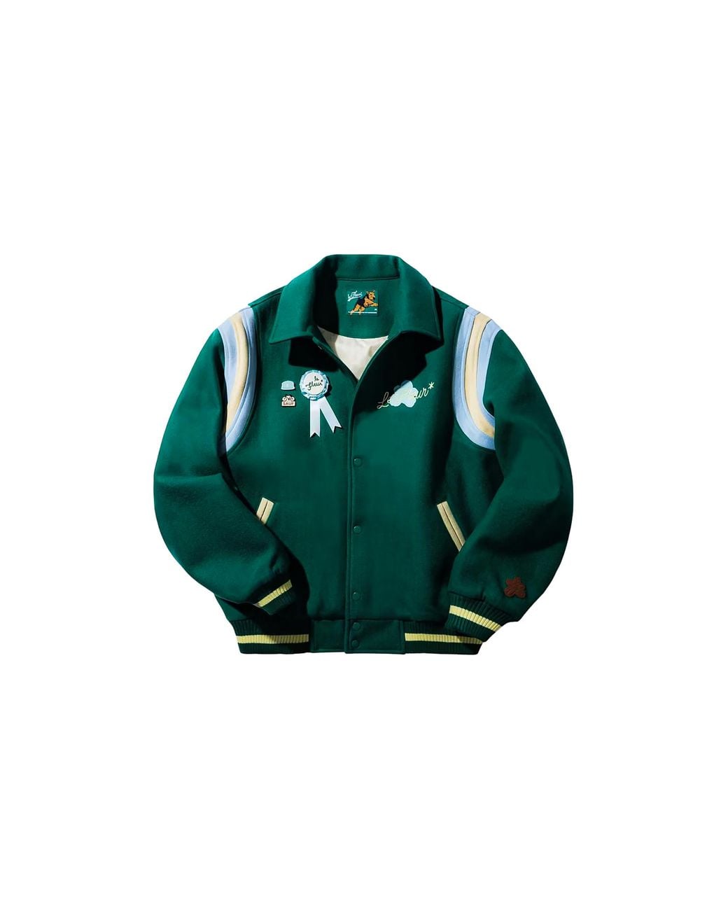 GOLF le FLEUR Green Varsity Jacket 3017Grn" for men