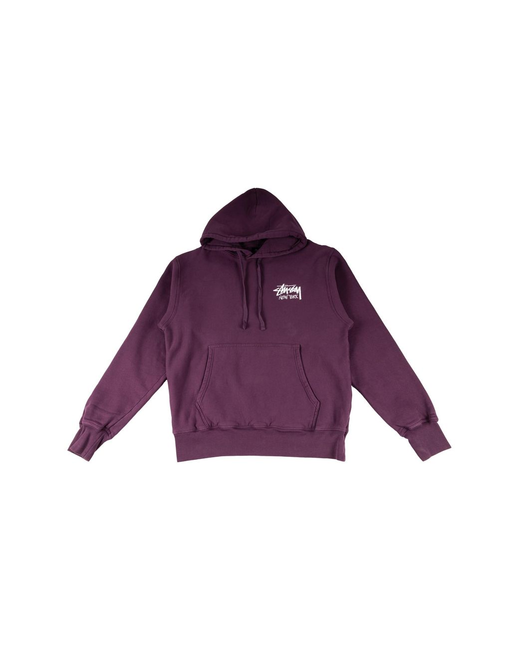 Stussy Purple New York Chapter Hooded Sweatshirt Stus462" for men