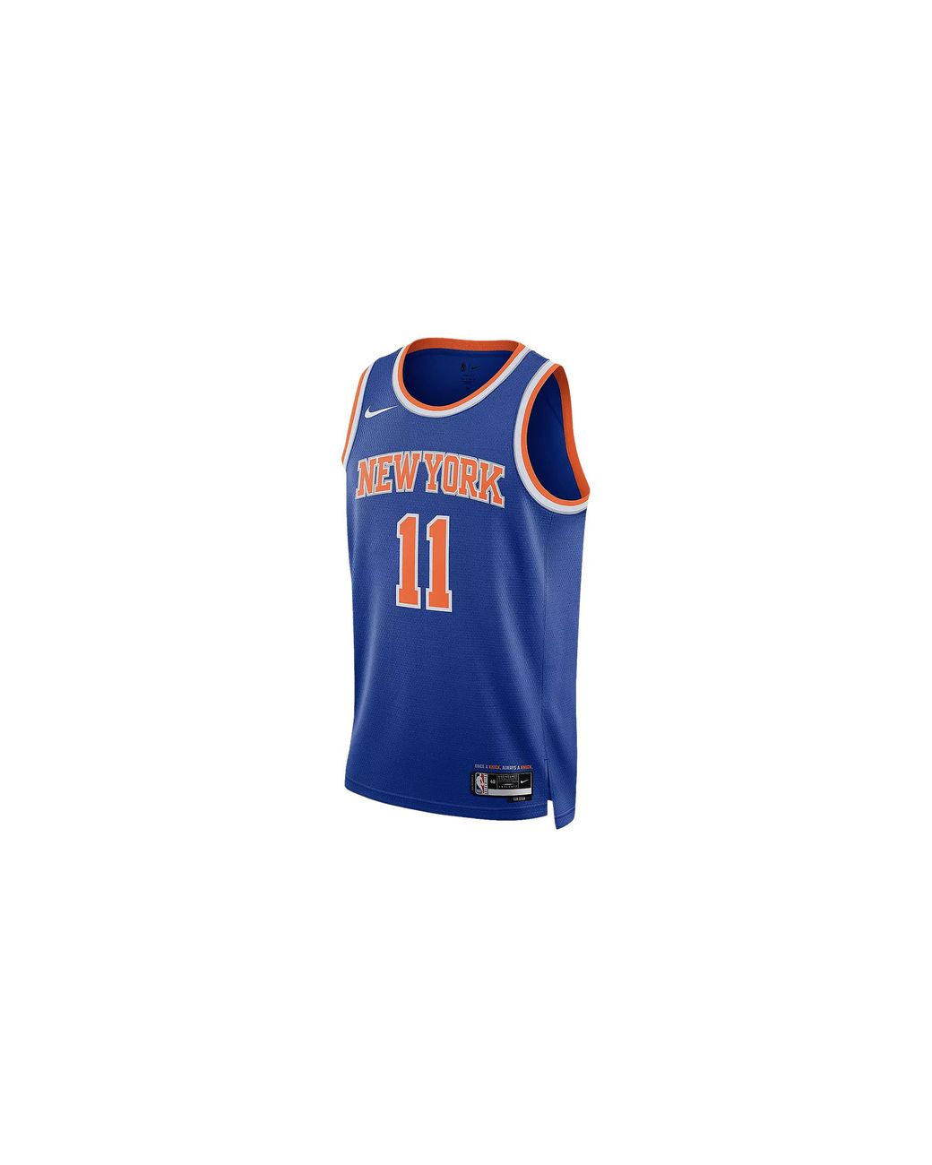 Nike Blue New York Knicks Jalen Brunson #11 "Swingman Icon Jersey" 001" for men