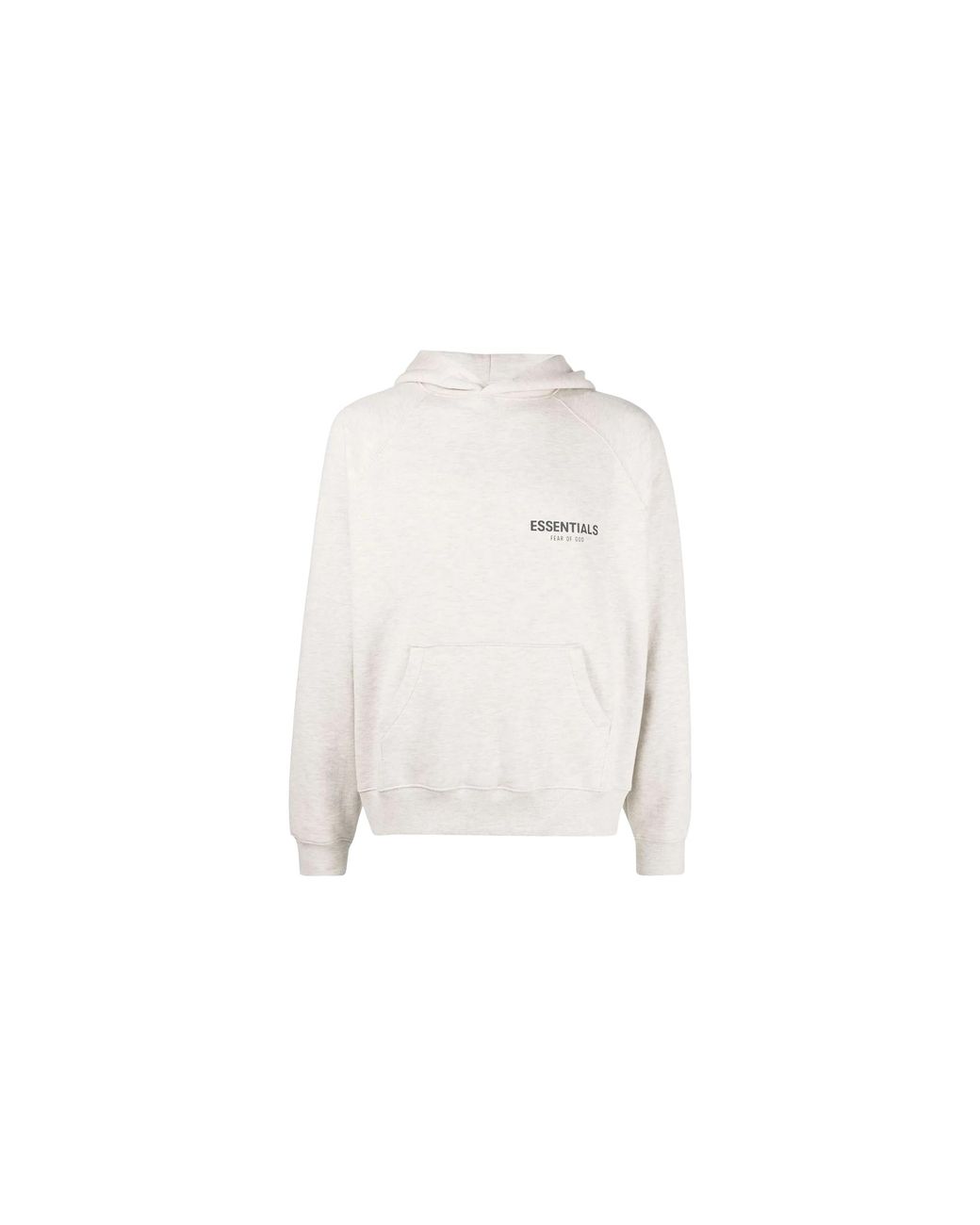 Fear Of God Black Pullover Hoodie "Light Heather Oatmeal" 192Su212072F" for men