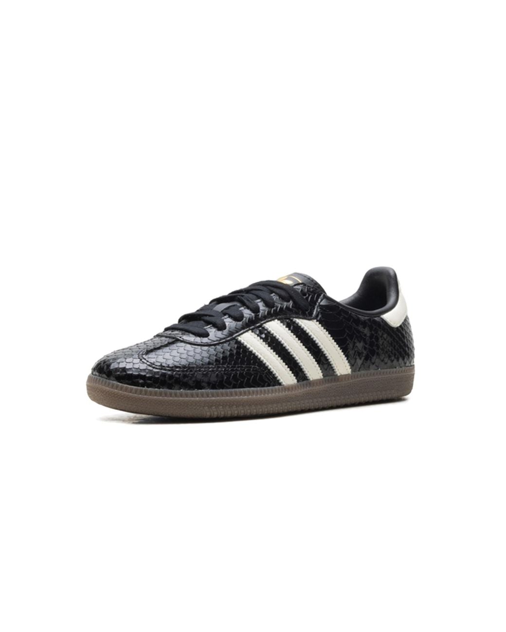 Adidas Black Samba Og Wnns "Patent Snakeskin Off" Ih9015"