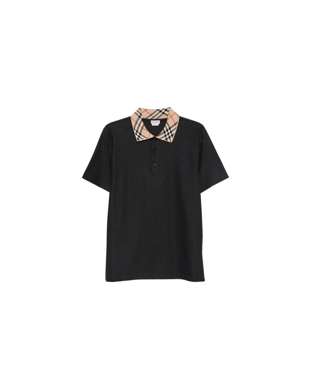 Burberry Black Evan Polo Shirt "Earl Melange" 8133201" for men