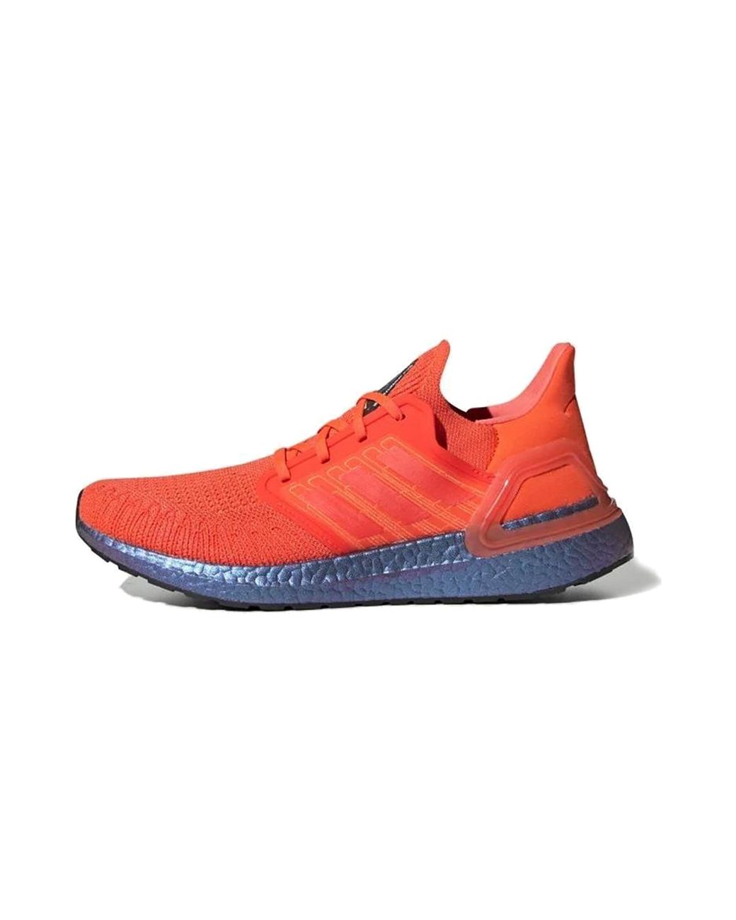 Adidas Red Ultra Boost 20 Iss "Solar" Fv8451" for men