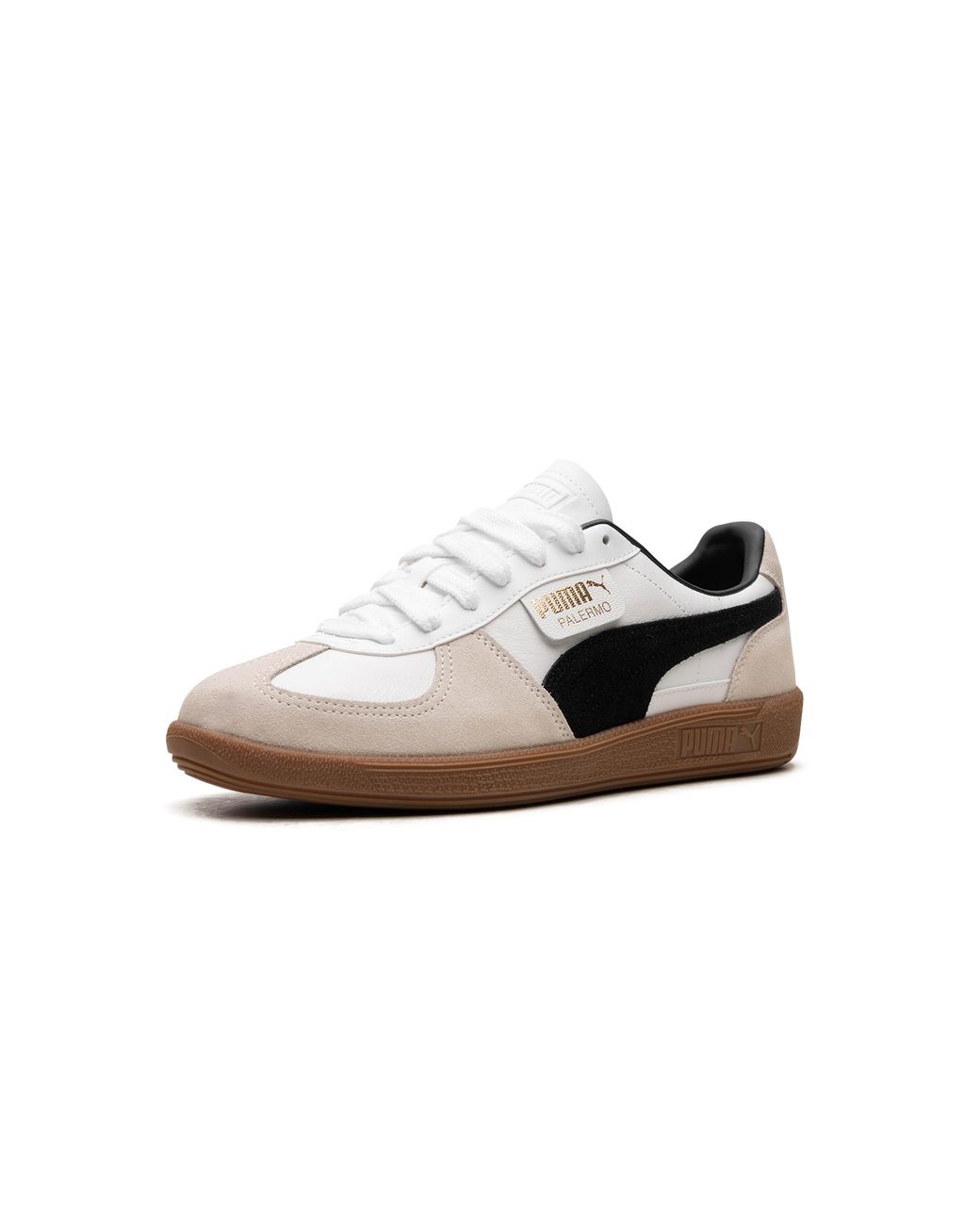 PUMA Black Palermo Leather Vapor Gum" 39646401" for men