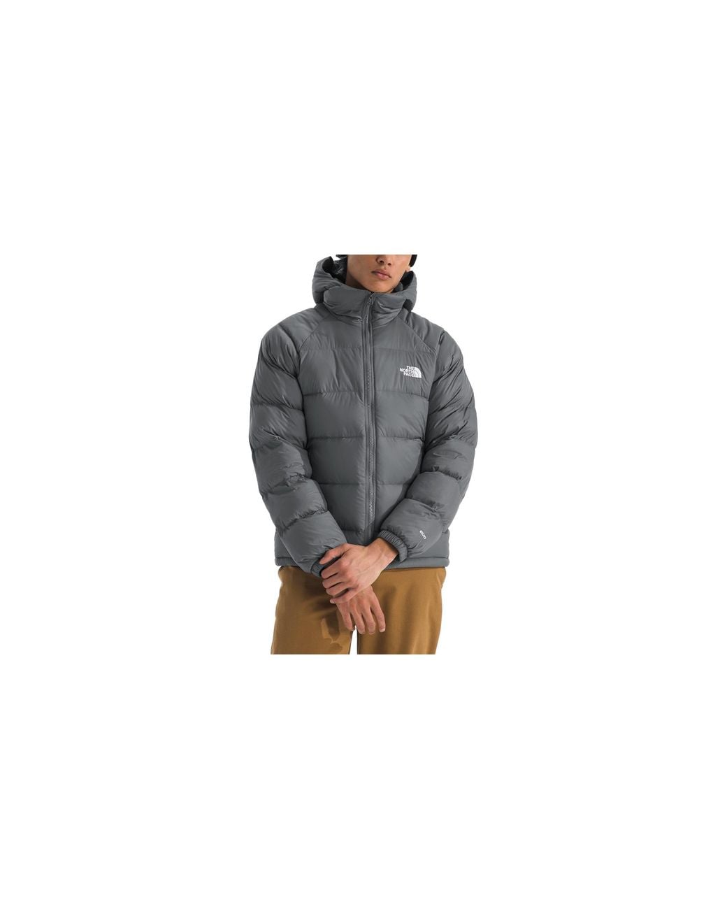 The North Face Black Hydrenalite Down Hoodie "Smoked Pearl" Nf0A5Gie0Uz" for men