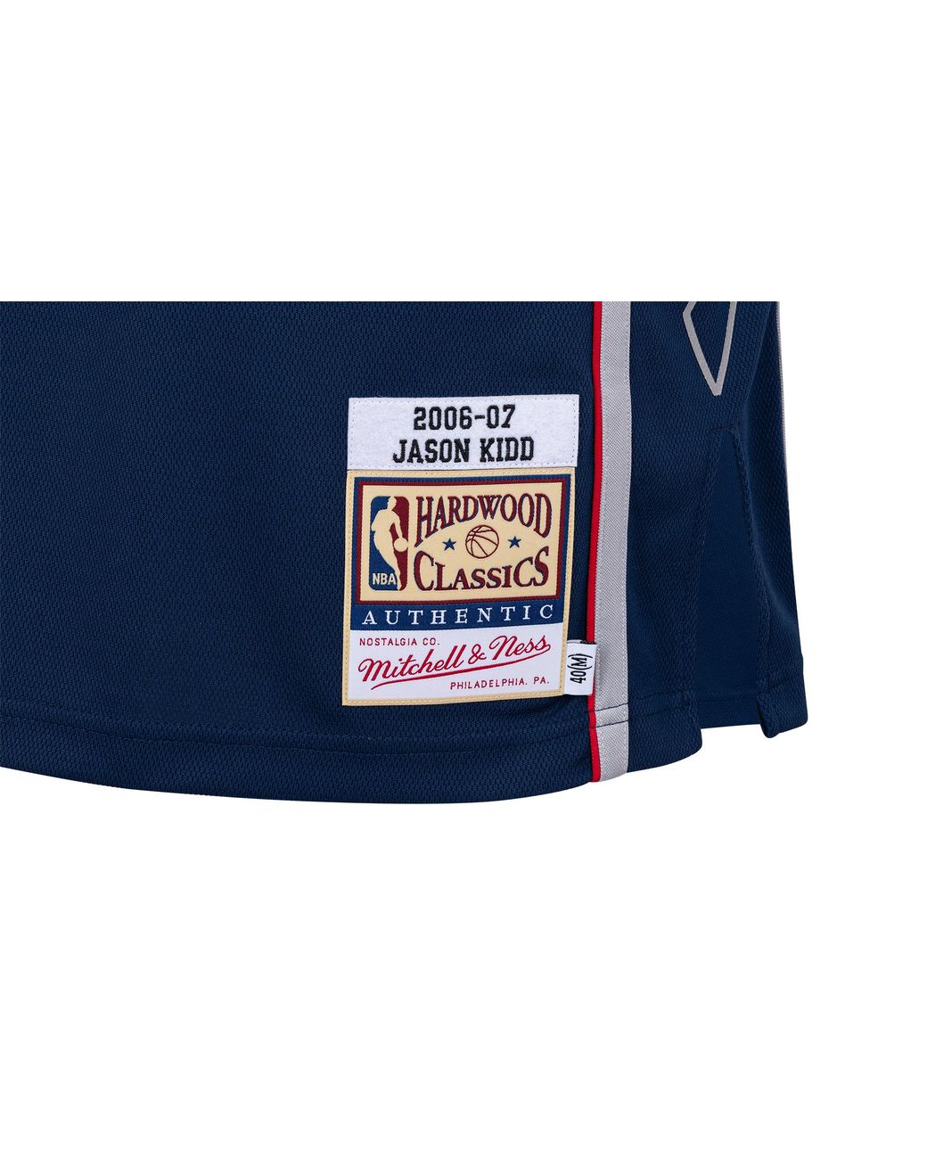 Mitchell & Ness Black Nj Nets Authentic Jersey for men