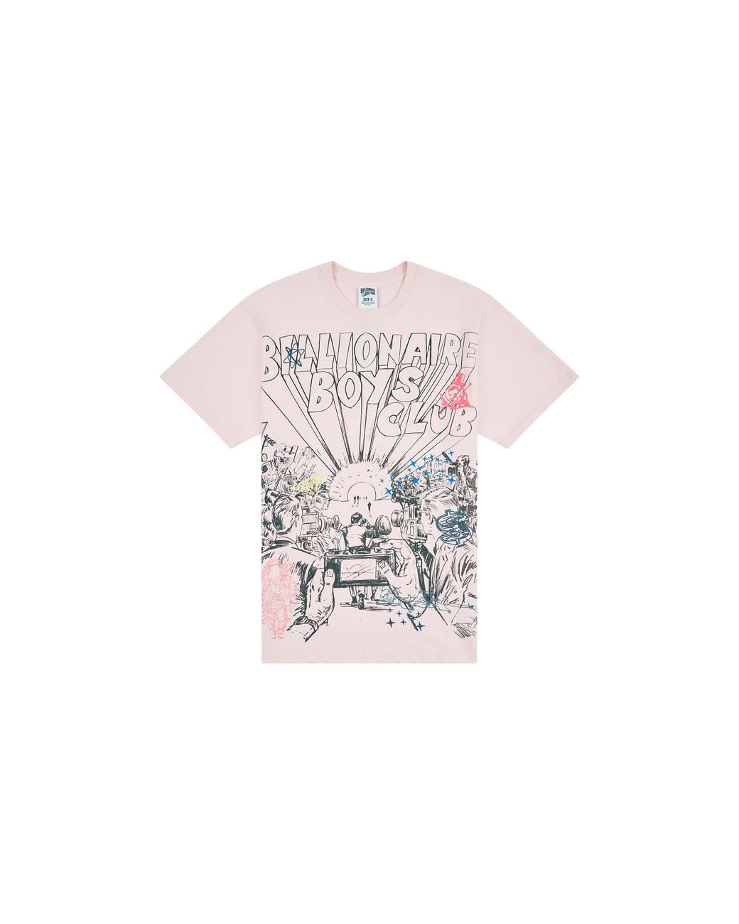 BBCICECREAM Black Paparazzi T-Shirt "Strawberry Cream" 861 6309 Stra" for men