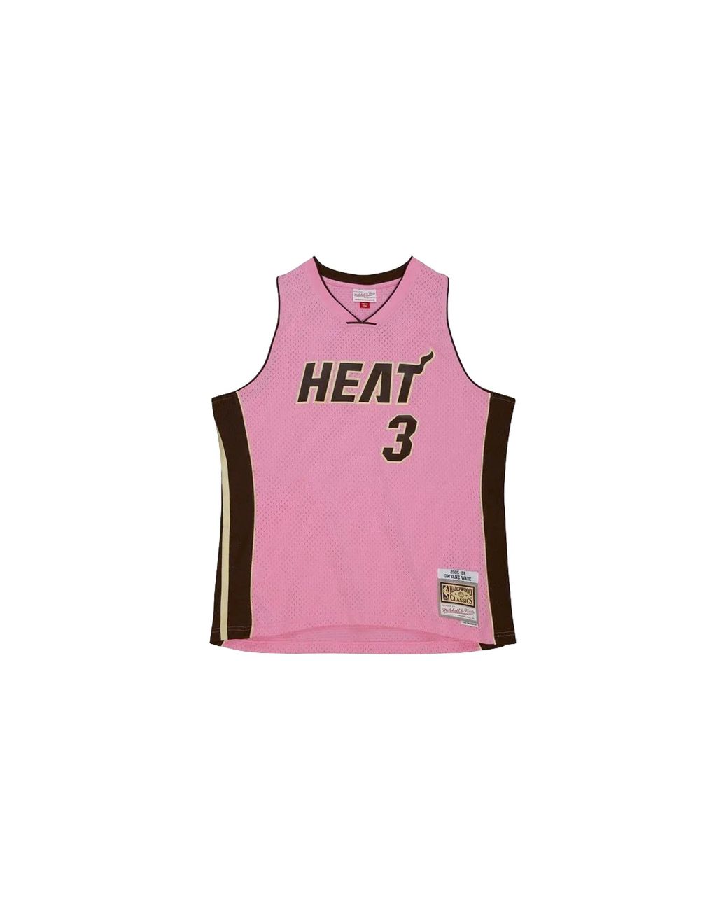 Mitchell & Ness Sugar Bacon Swingman Jersey "Heat 2005 Dwyane" Tfsm6696 Mhe05Dwapink" for men