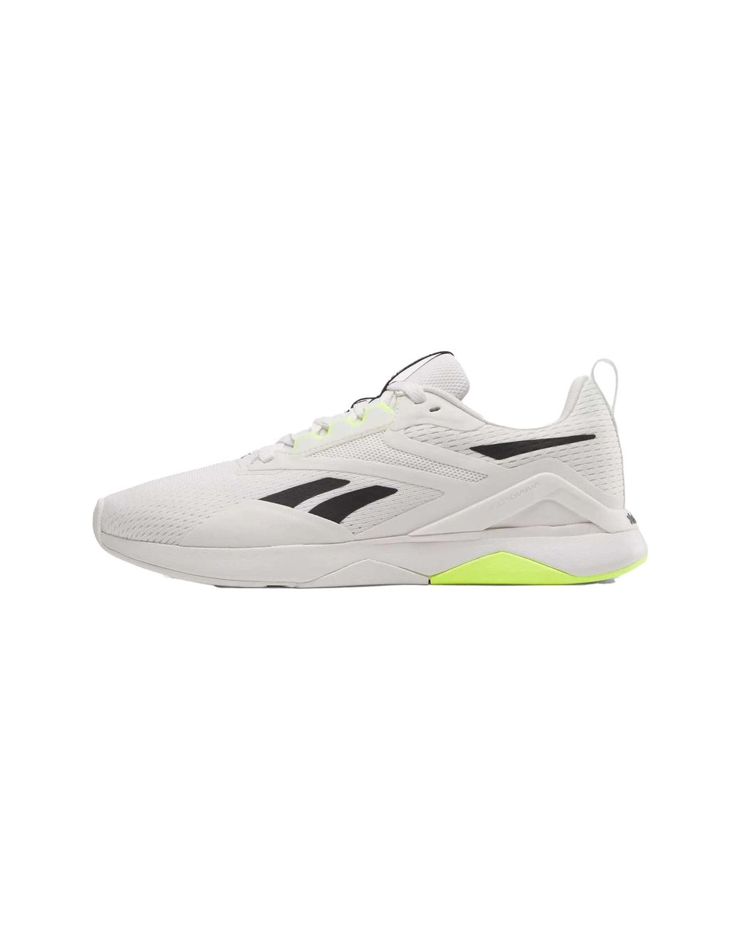 Reebok Black Nanoflex Tr 2.0 "Barely Digital Lime" 100205404" for men