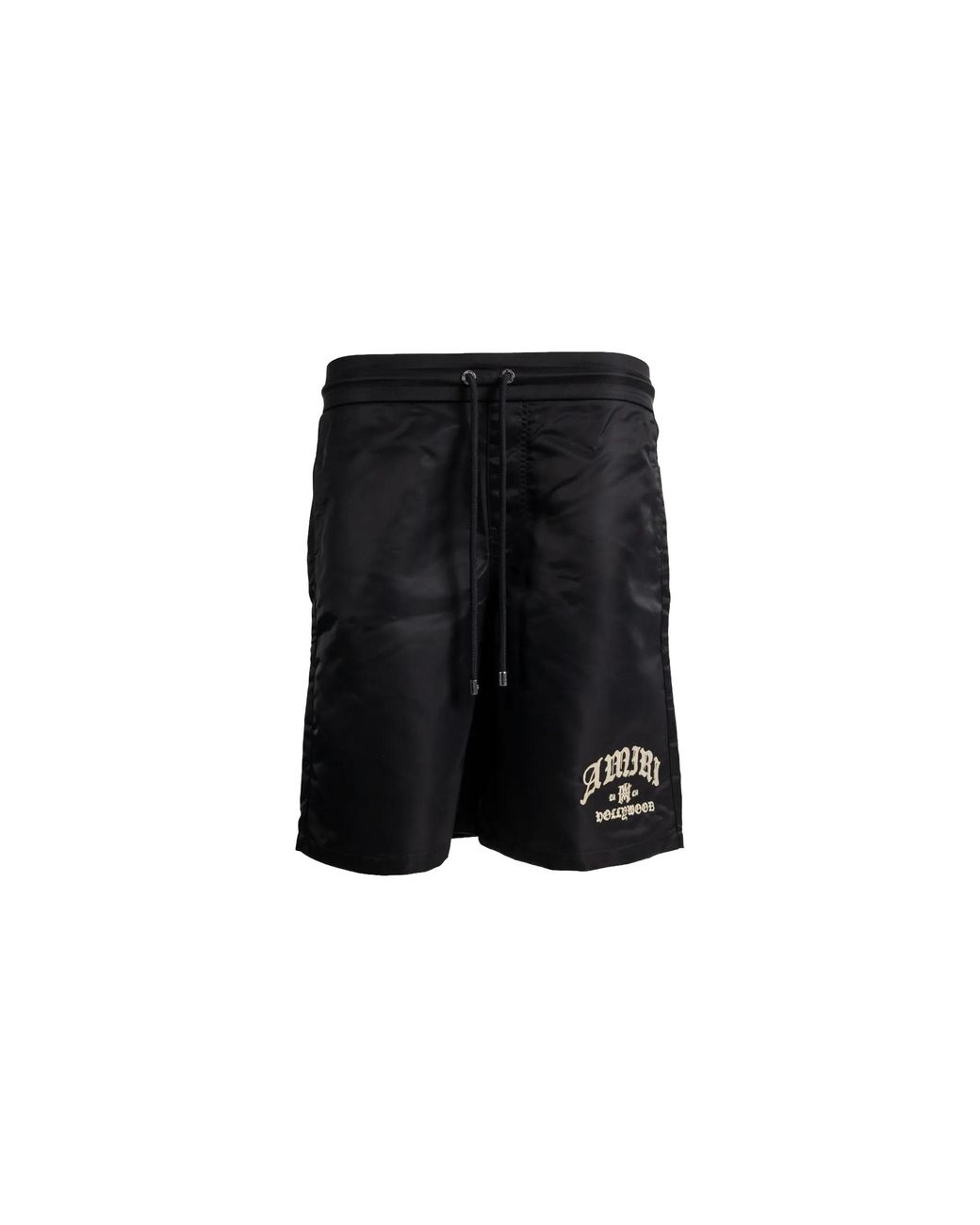 Amiri Black Hollywood Shorts Ambmso1056 001" for men