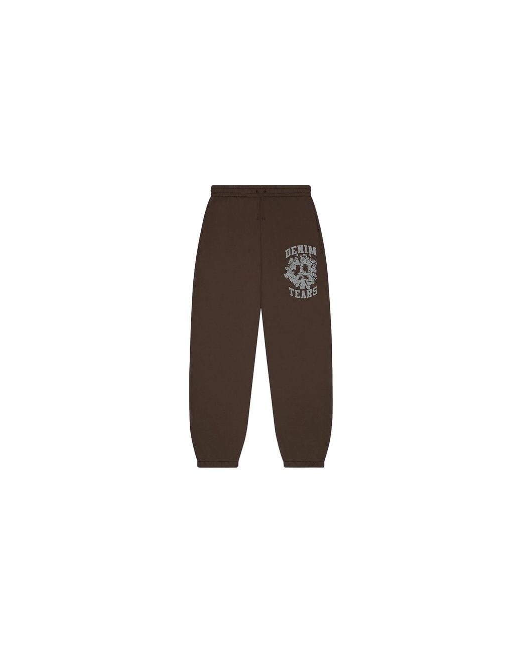 DENIM TEARS Black Denim University Sweatpants Dt459" for men