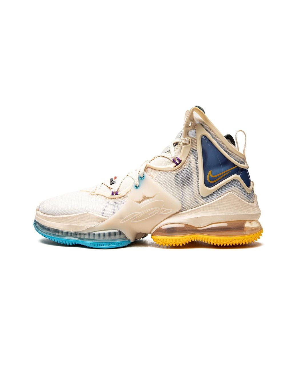 Nike Black Lebron 19 "Minneapolis Lakers" Dc9339 200" for men
