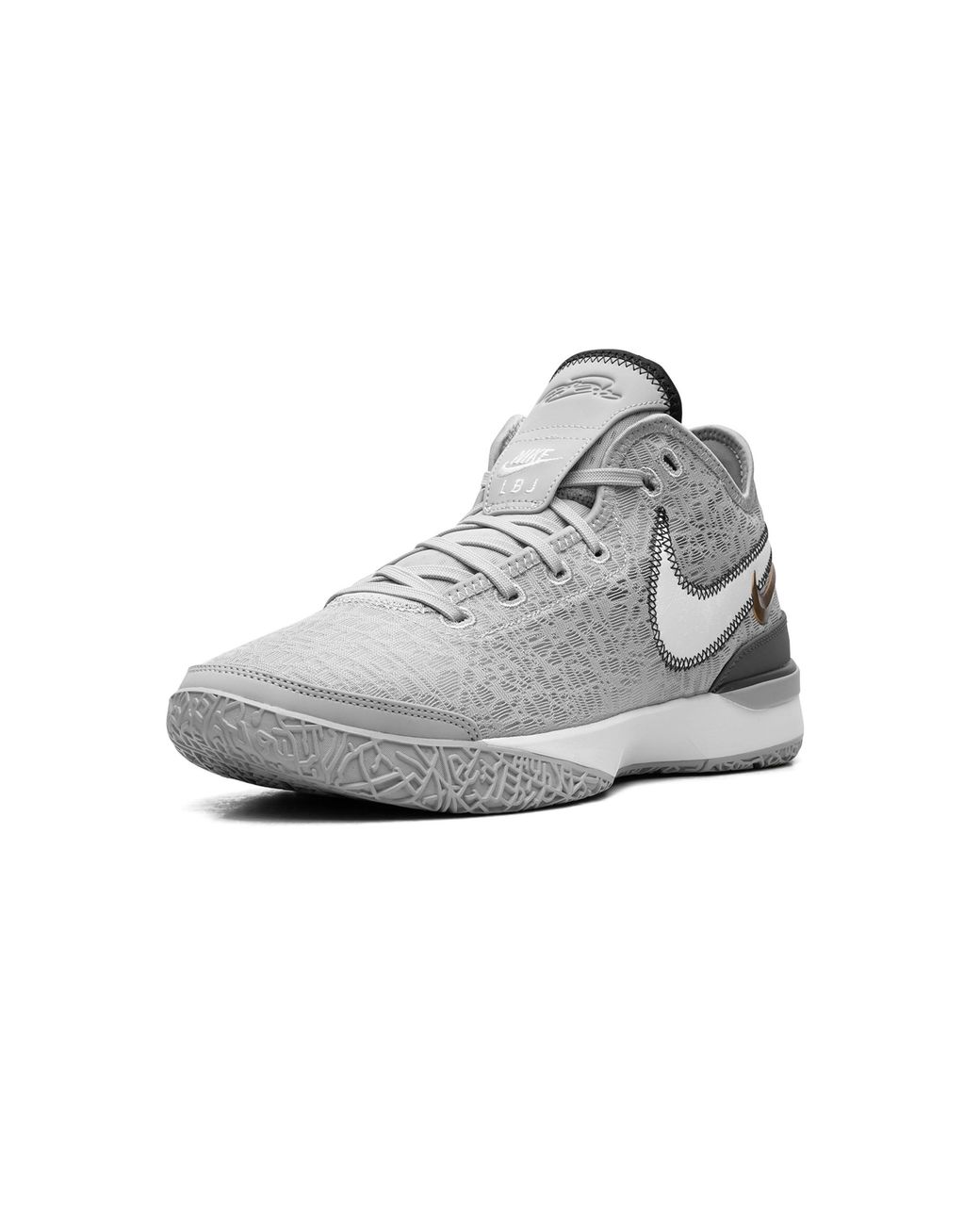 Nike Black Zoom Lebron Nxxt Gen "Wolf Metallic" Dr8784 004" for men