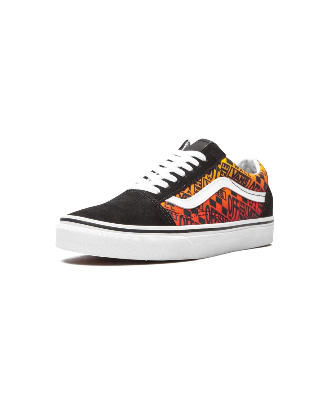 Vans Black Old Skool "Off The Wall Logos for men