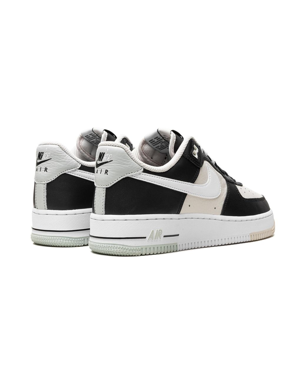 Nike Black Air Force 1 Low "Split" Fd2592 002" for men