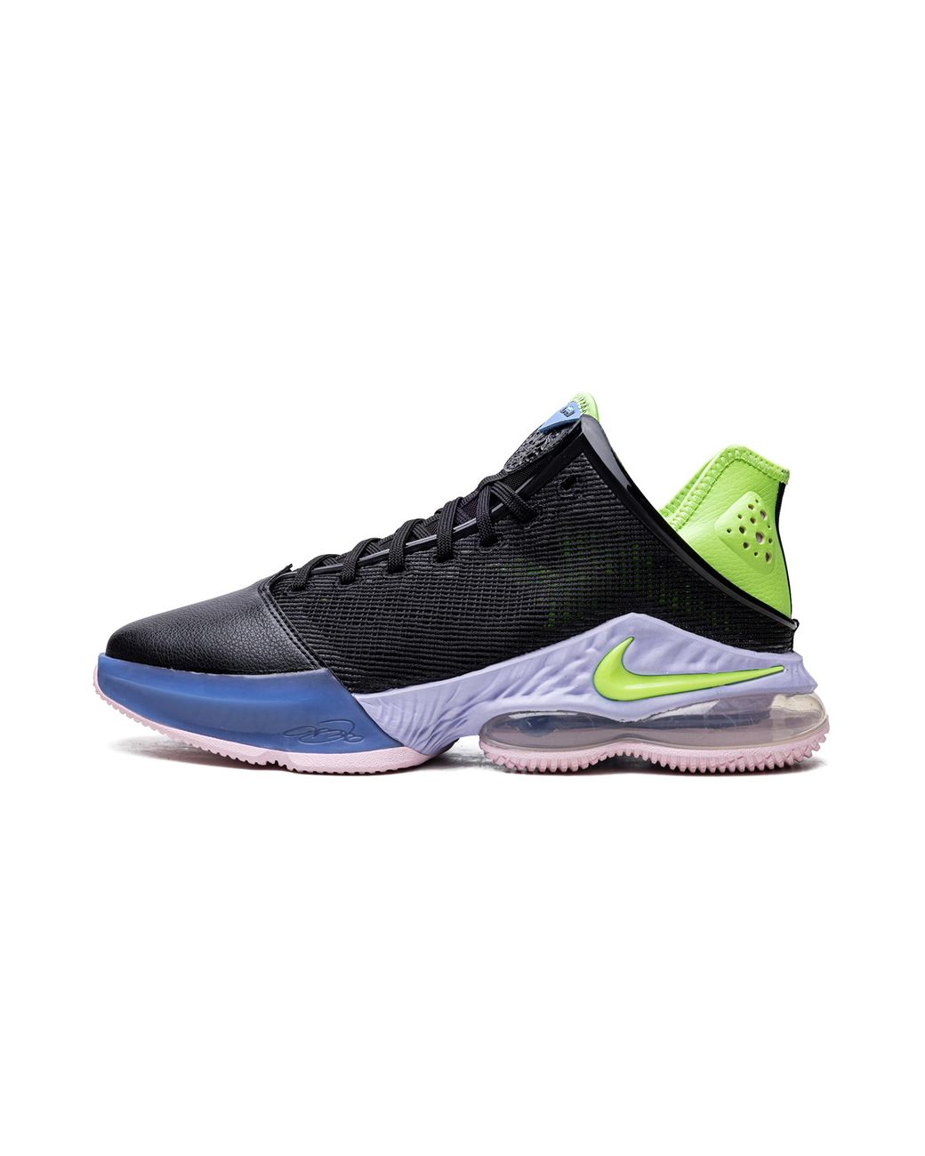 Nike Blue Lebron 19 Low Ghost" Do9829 001" for men