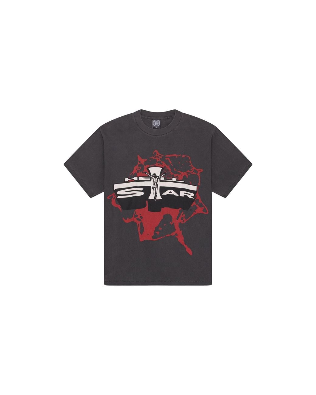 HELLSTAR Black Path To Paradise T-Shirt "Vintage" Hsr433" for men