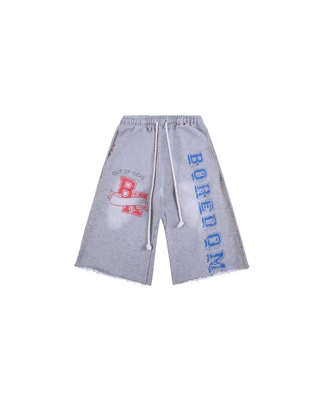 Boredom Kills Blue Collegiate Shorts Bk023" for men