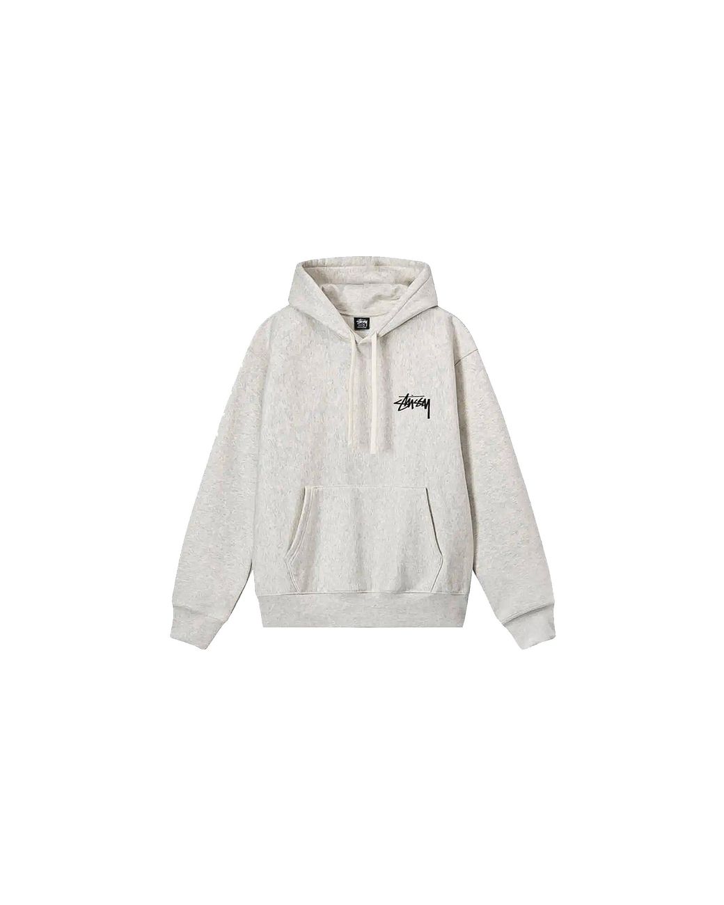 Stussy Black 8 Ball Fade Hoodie "Ash Heather" Stus445" for men
