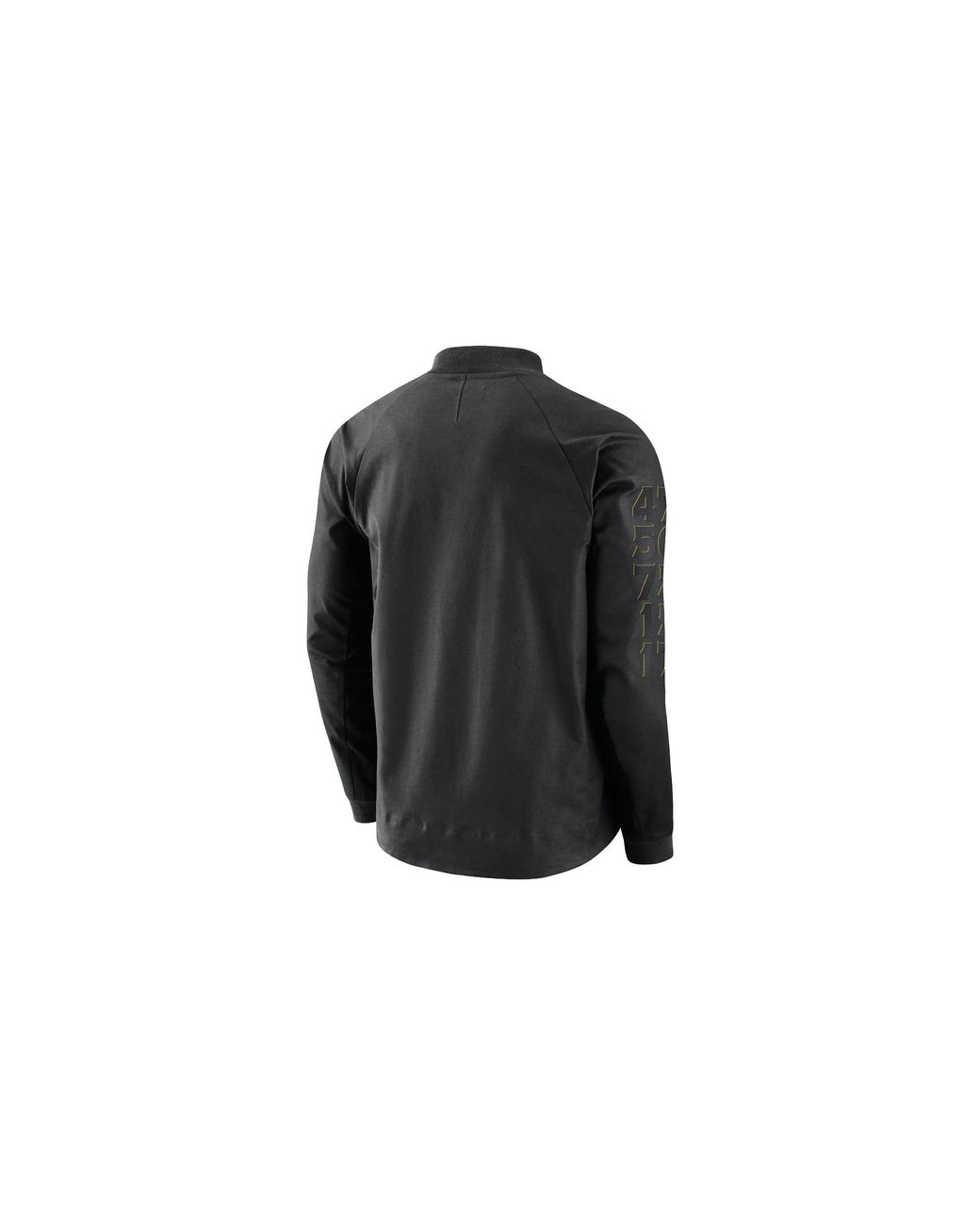 Nike Black Nba Modern Varsity Jacket "Golden State Warriors" 860800 010" for men