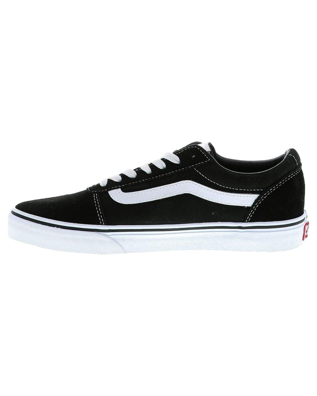 Vans Black Ward Suede Canvas Vn0A36Emc4R" for men