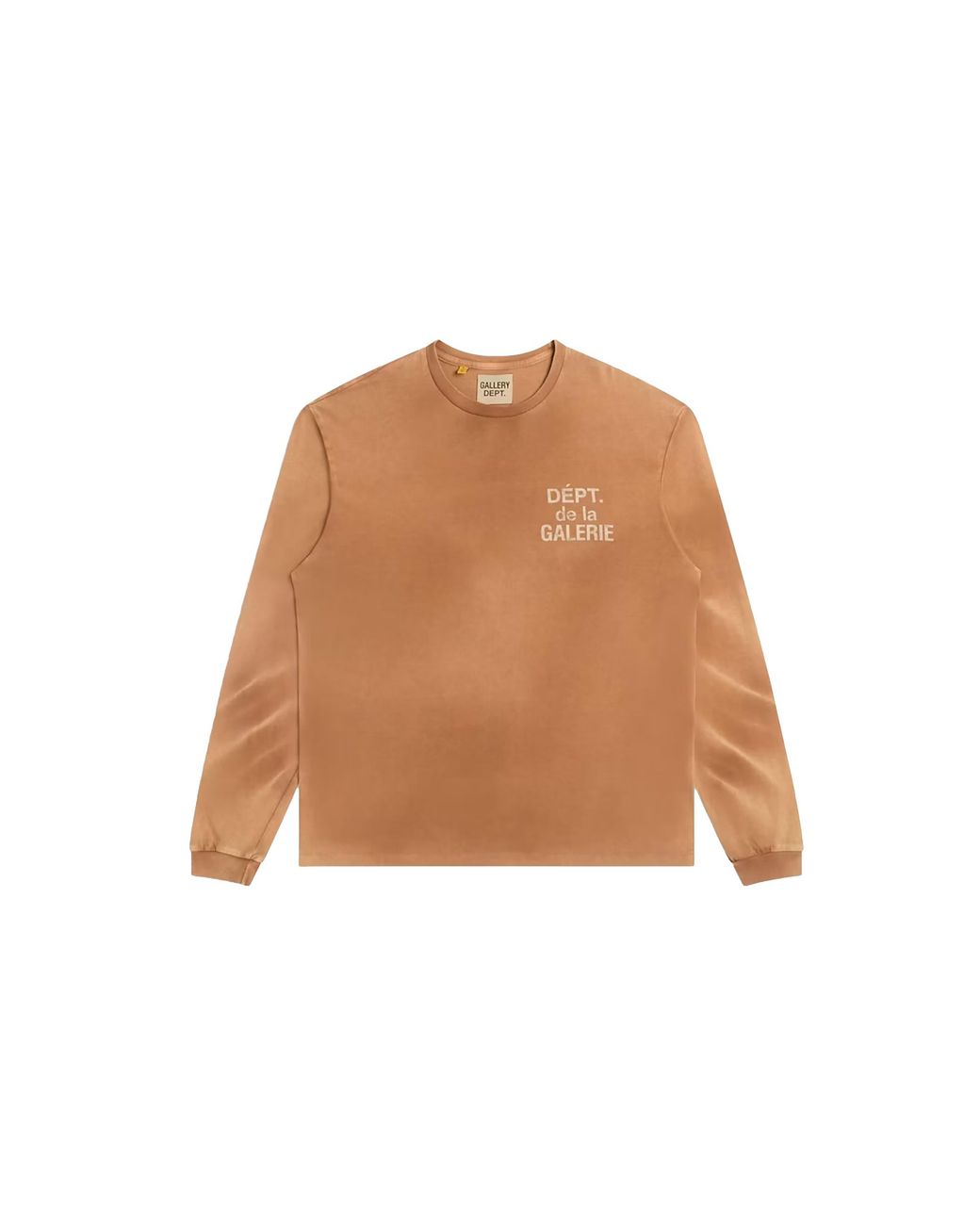 GALLERY DEPT. Black French Logo Longsleeve T-Shirt "Faded & Gd230" for men
