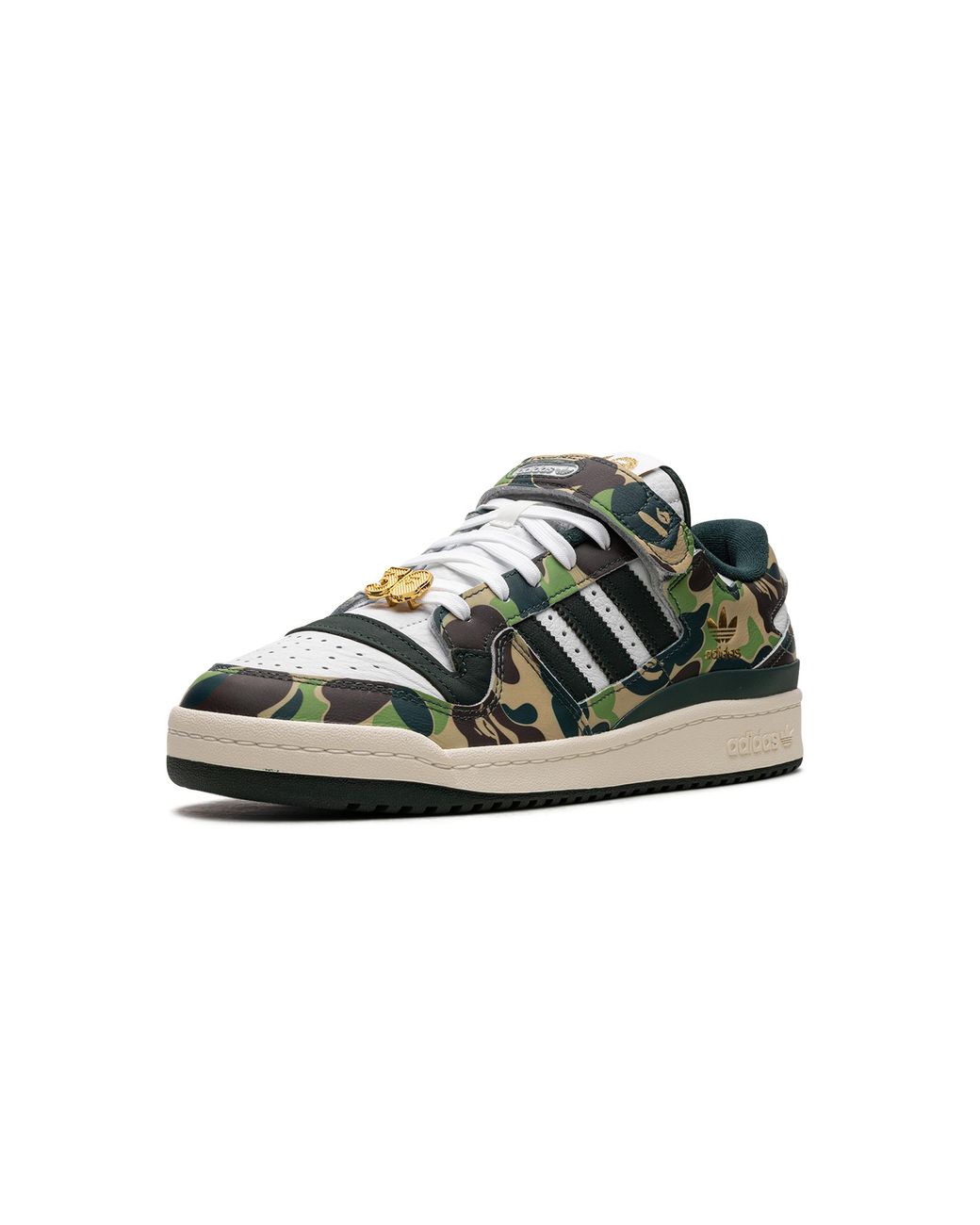 Adidas Black Forum 84 Low "Bape 30Th Anniversary Camo" Id4771" for men