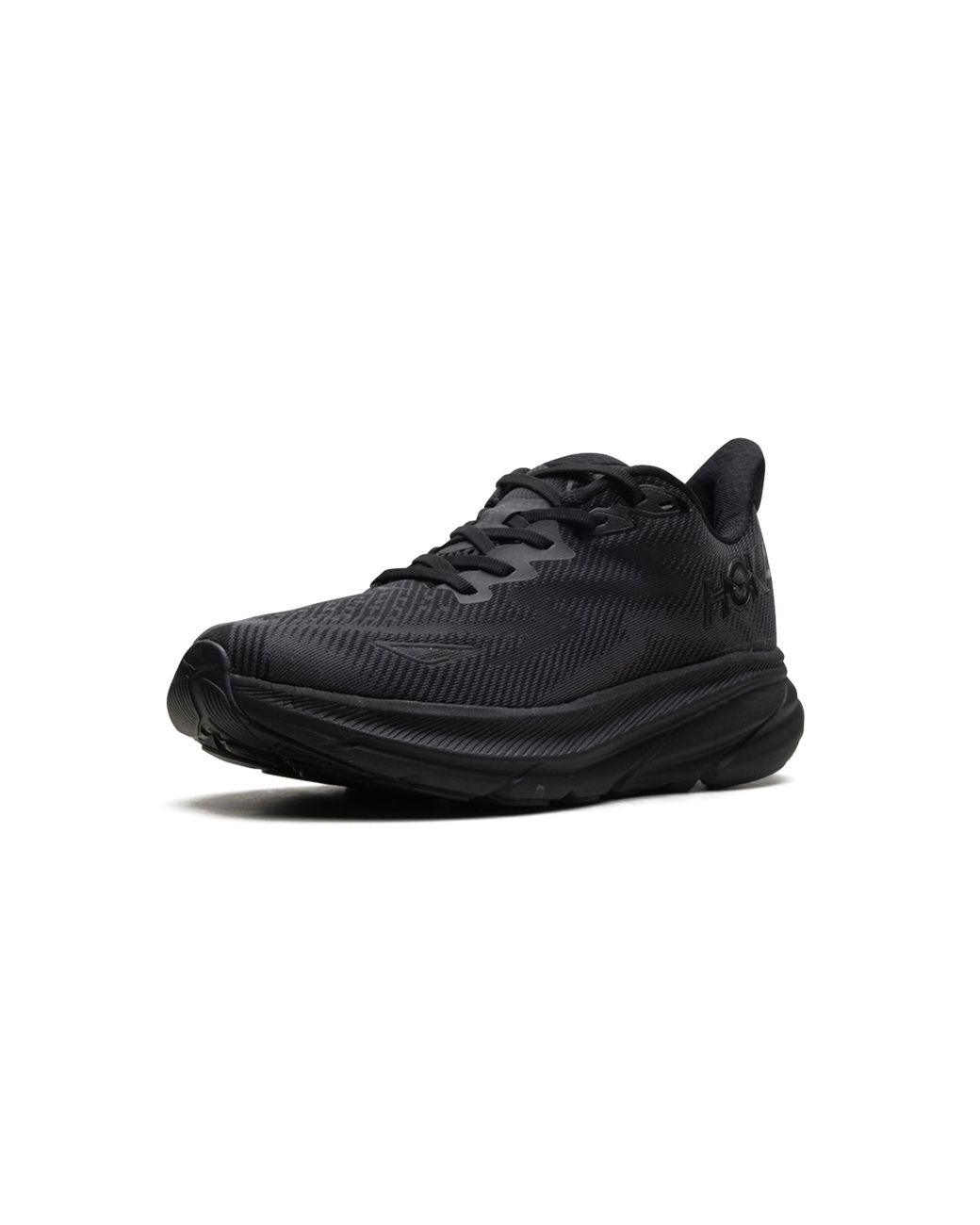 Hoka One One Black One Clifton 9 1127895 Bblc" for men