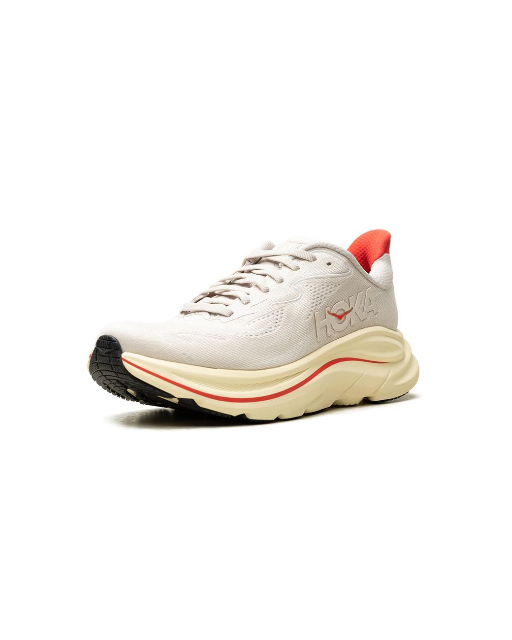 Hoka One One White One Clifton 10 "Stucco" 1162031 Sccc"