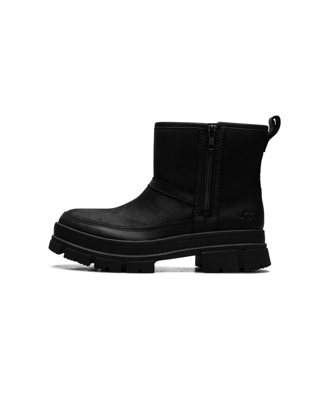 Ugg Black Ashton Zip Boot 1158206 Blk"