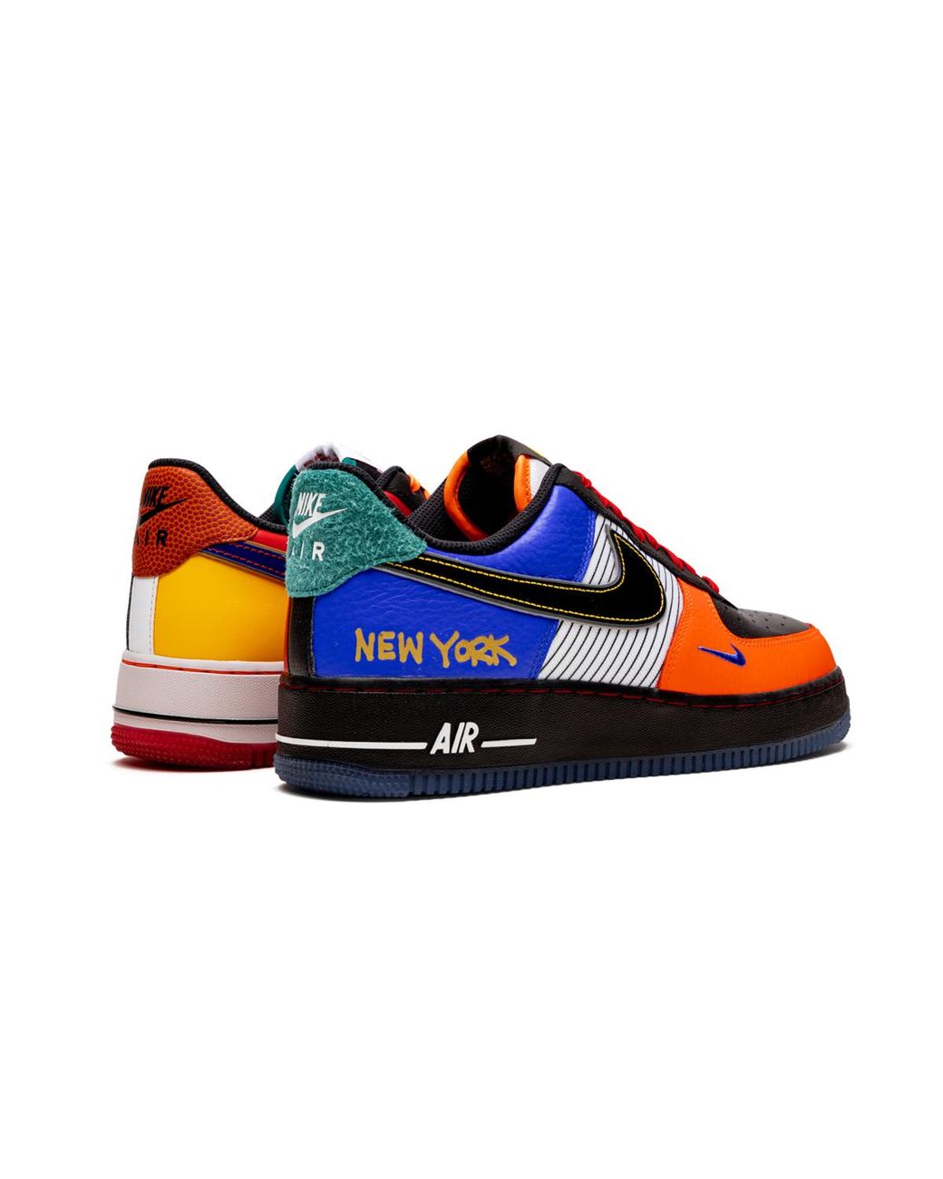 Nike Black Air Force 1 Low 07 "What The Ny" Ct3610 100" for men