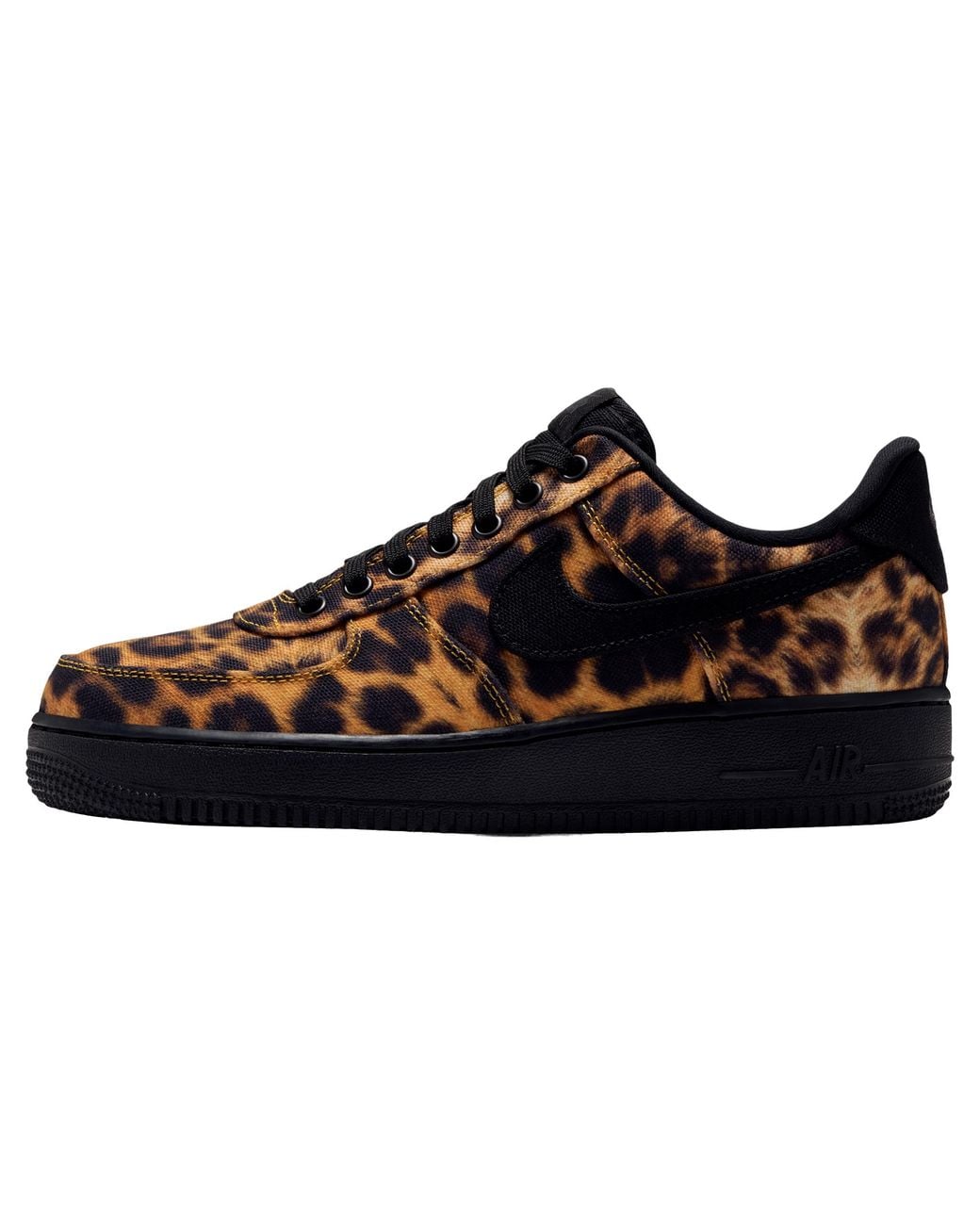 Nike Black Air Force 1 '07 Se Leopard "Multi-Color Bucktan Desert Ochre" Ja5714 900"