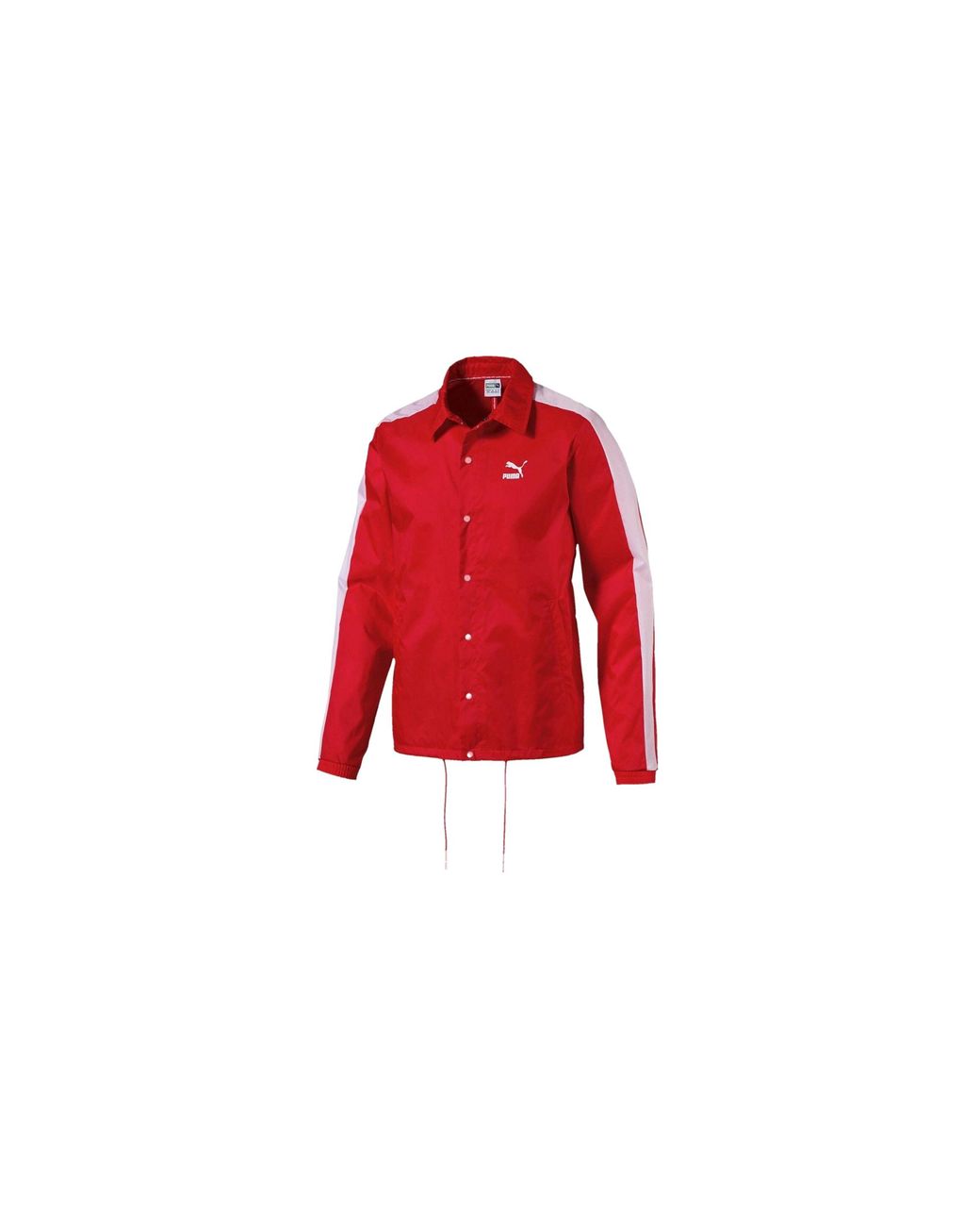 PUMA Red Archive Coach Jacket "Flame Scarlet" 575687 42" for men