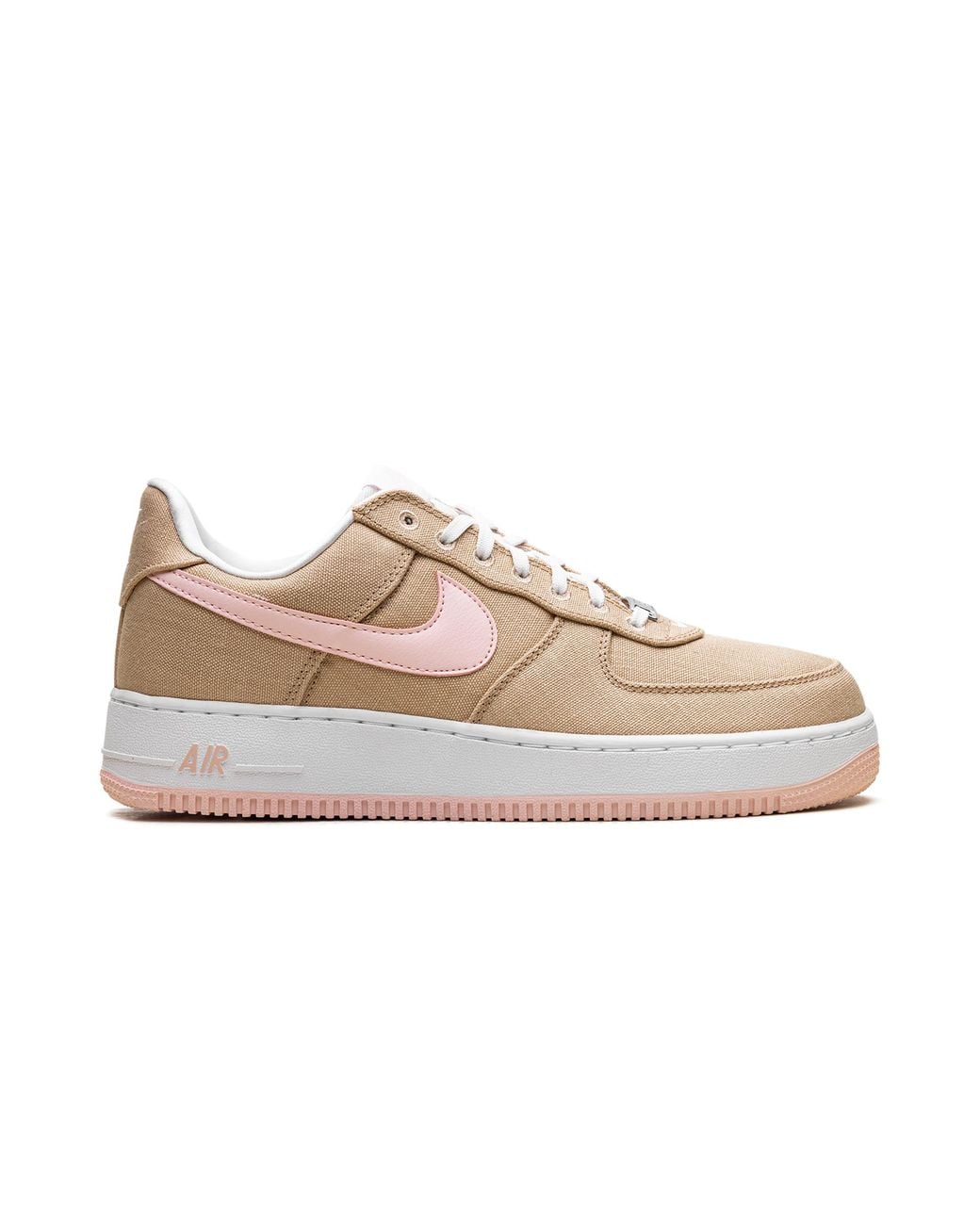 Nike Black Air Force 1 Low "Linen Canvas" Hv2021 200" for men