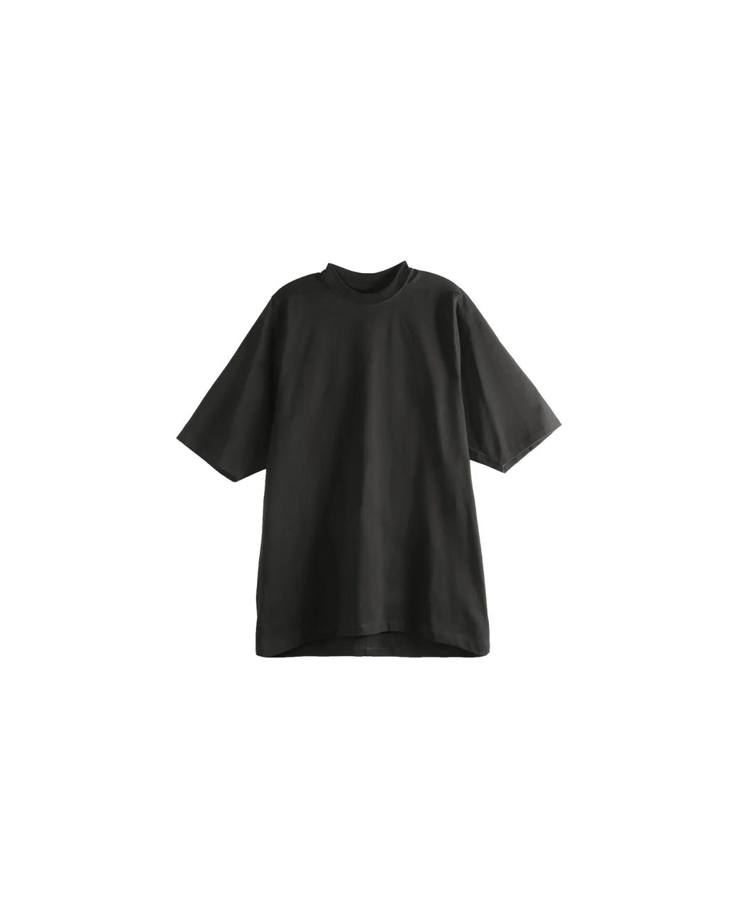 Rick Owens Black Jumbo Short Sleeves T-Shirt Ru01F2249 Ba 09" for men