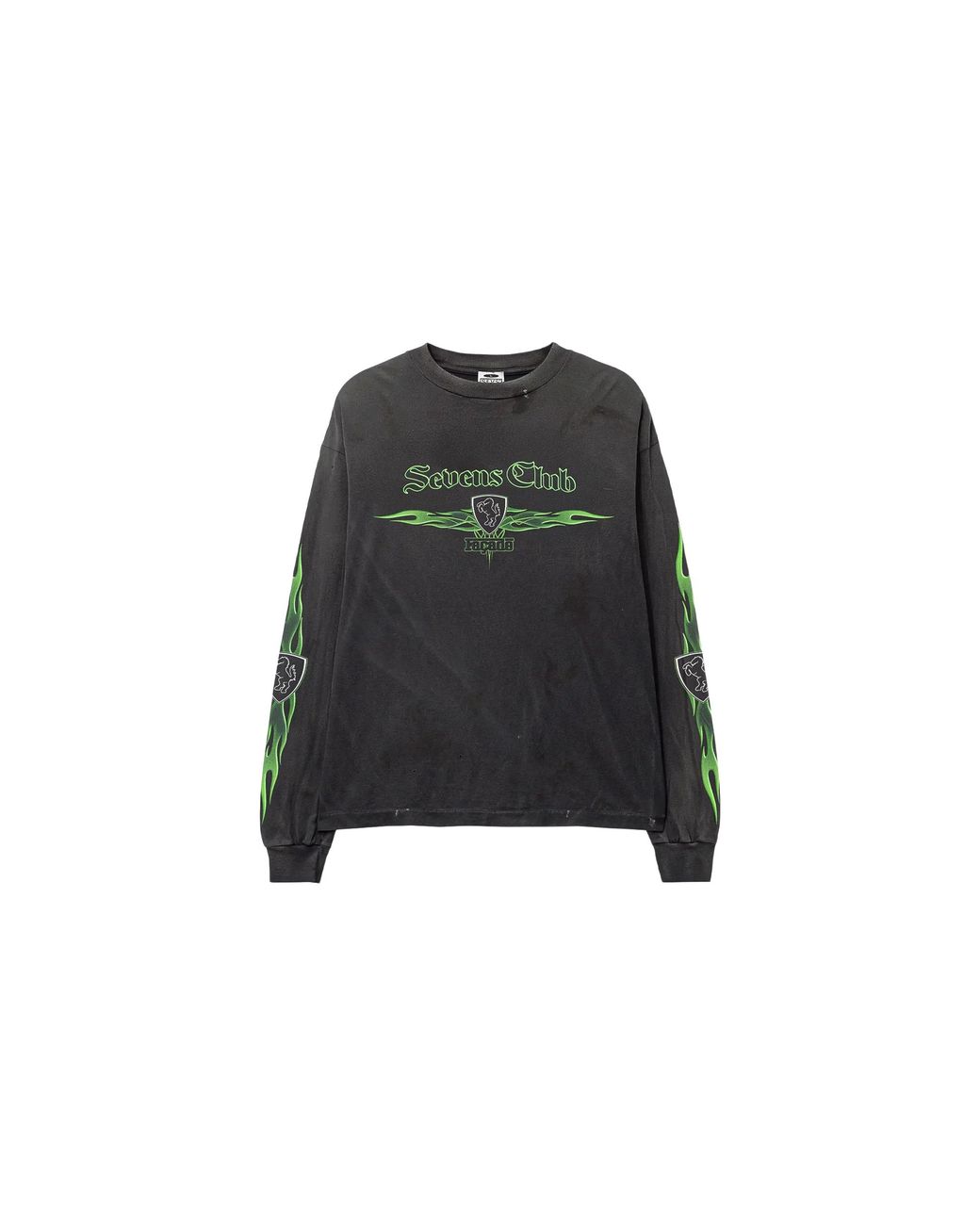 Triple Sevens Black Biker Long Sleeves T-Shirt Ts7090" for men