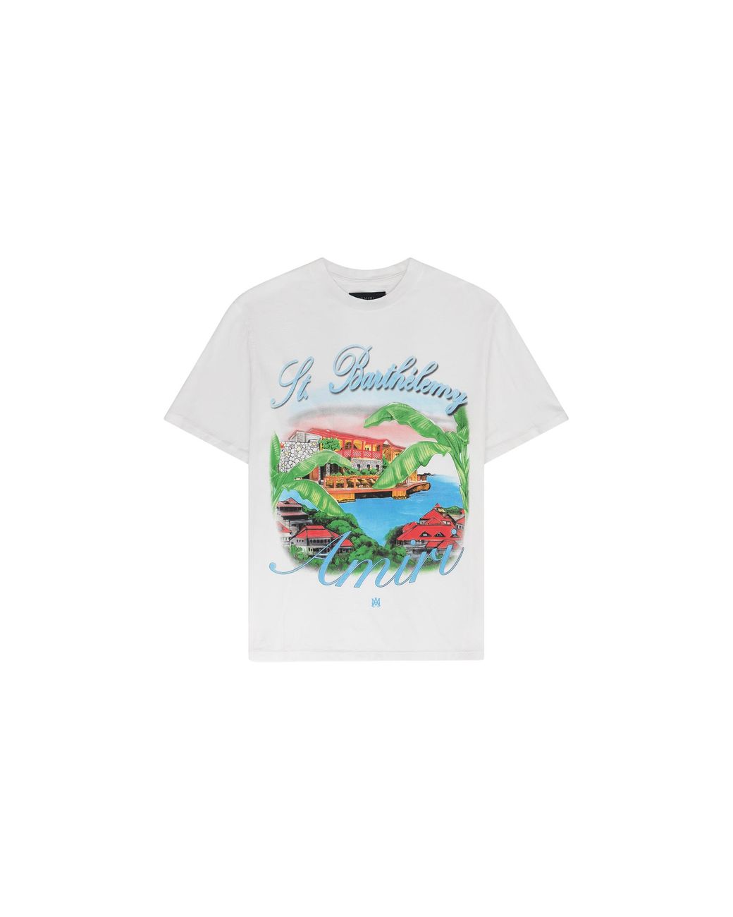Amiri Black Eden Rock Airbrush T-Shirt Pf23Mjg042 100" for men