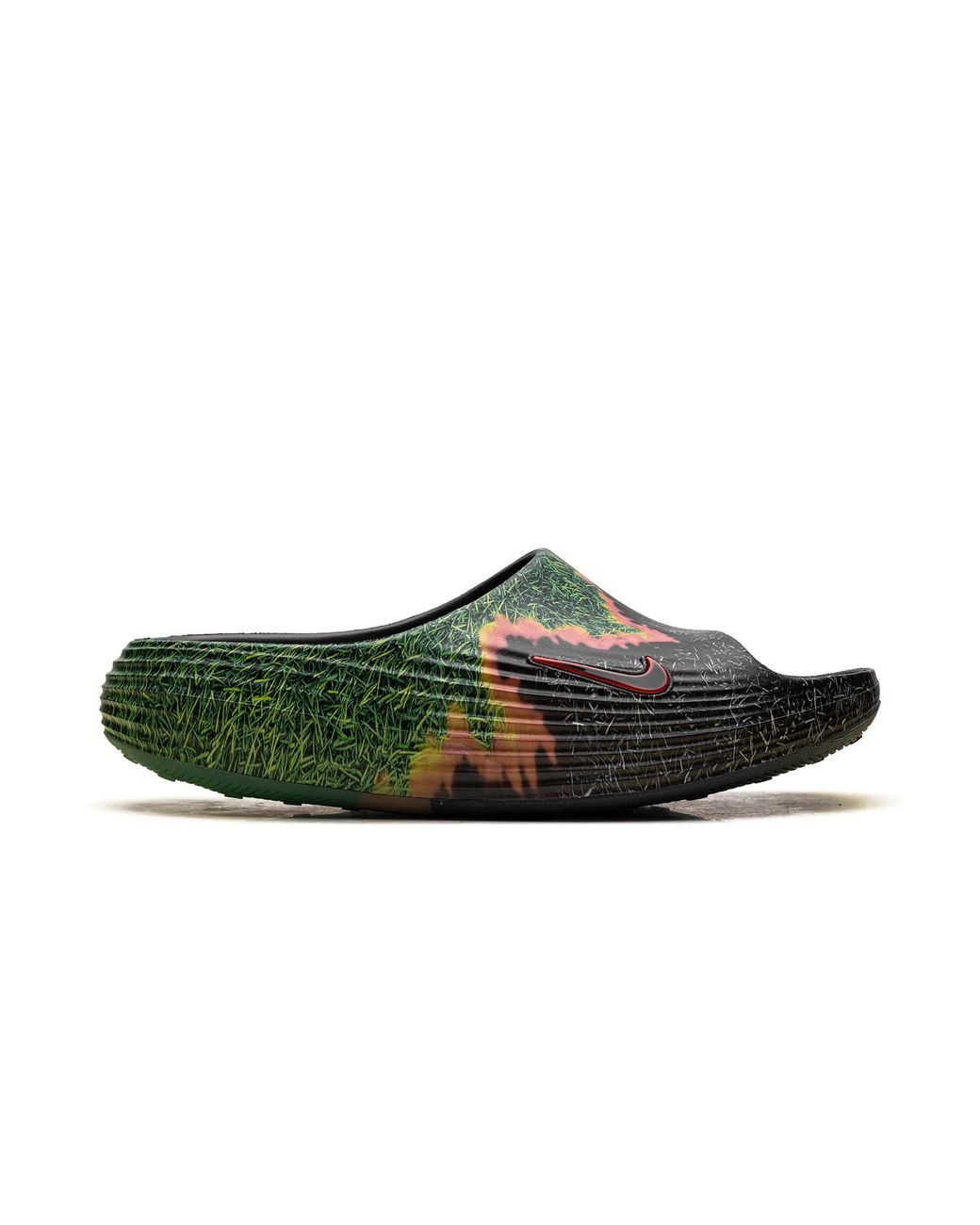 Nike Black Reactx Rejuven8 Slide .Swoosh for men