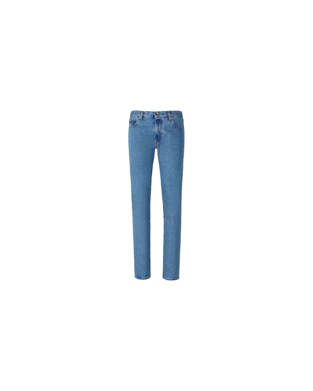 Off-White c/o Virgil Abloh Black Diag Tab Slim Jeans Omya102C99Den0044901" for men