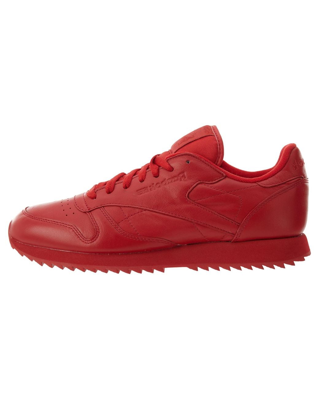 Reebok Red Classic Leather Ripple Mono "Scarlet" Ar2349" for men
