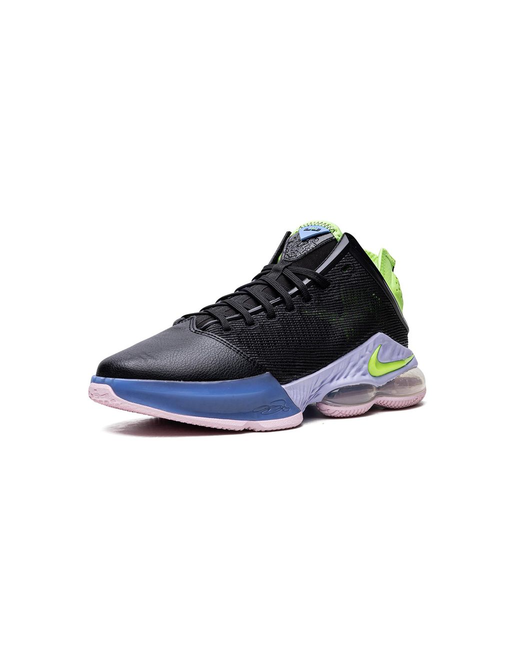 Nike Blue Lebron 19 Low Ghost" Do9829 001" for men